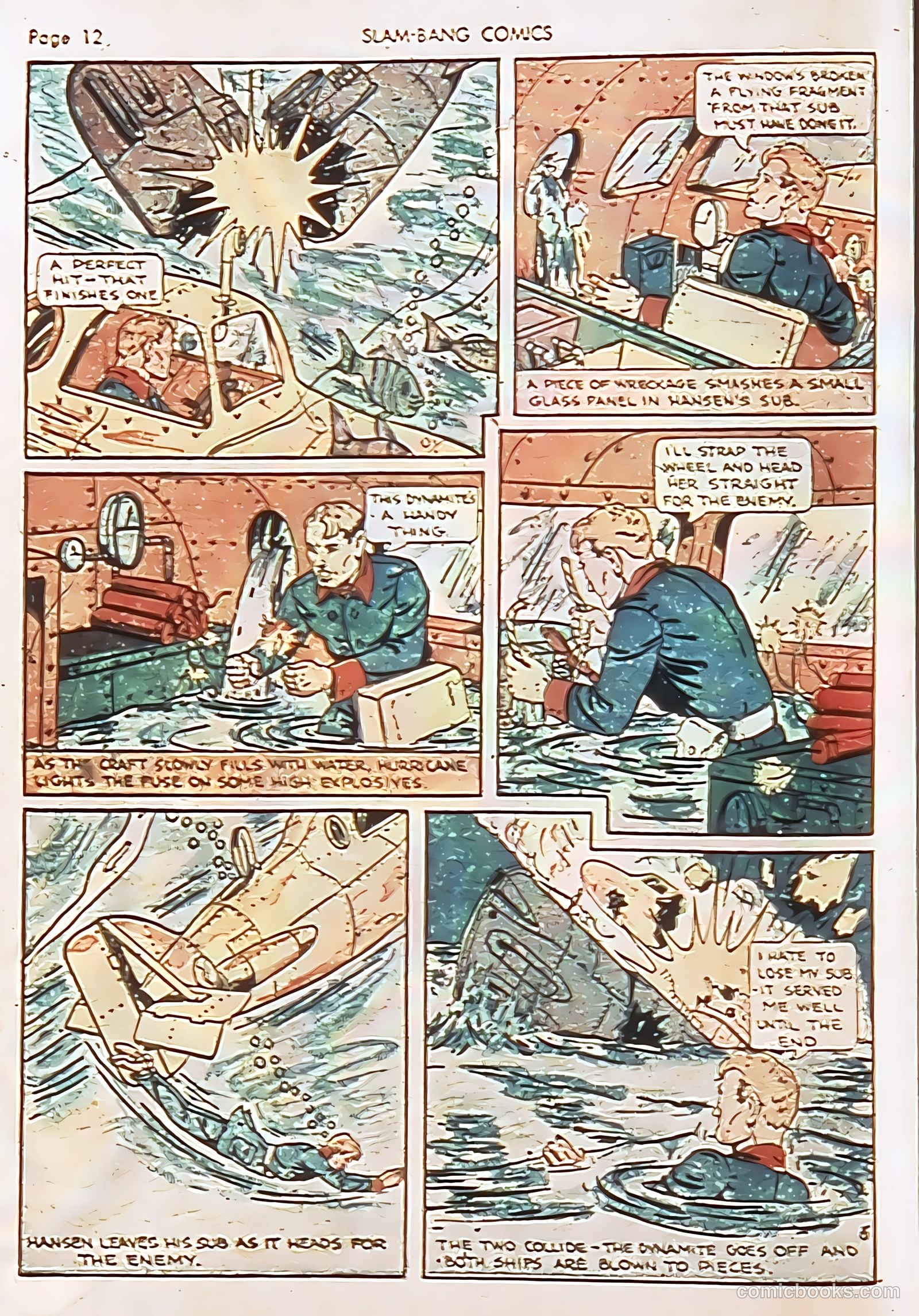Slam-Bang Comics #6 (1940) — page 15 of 69