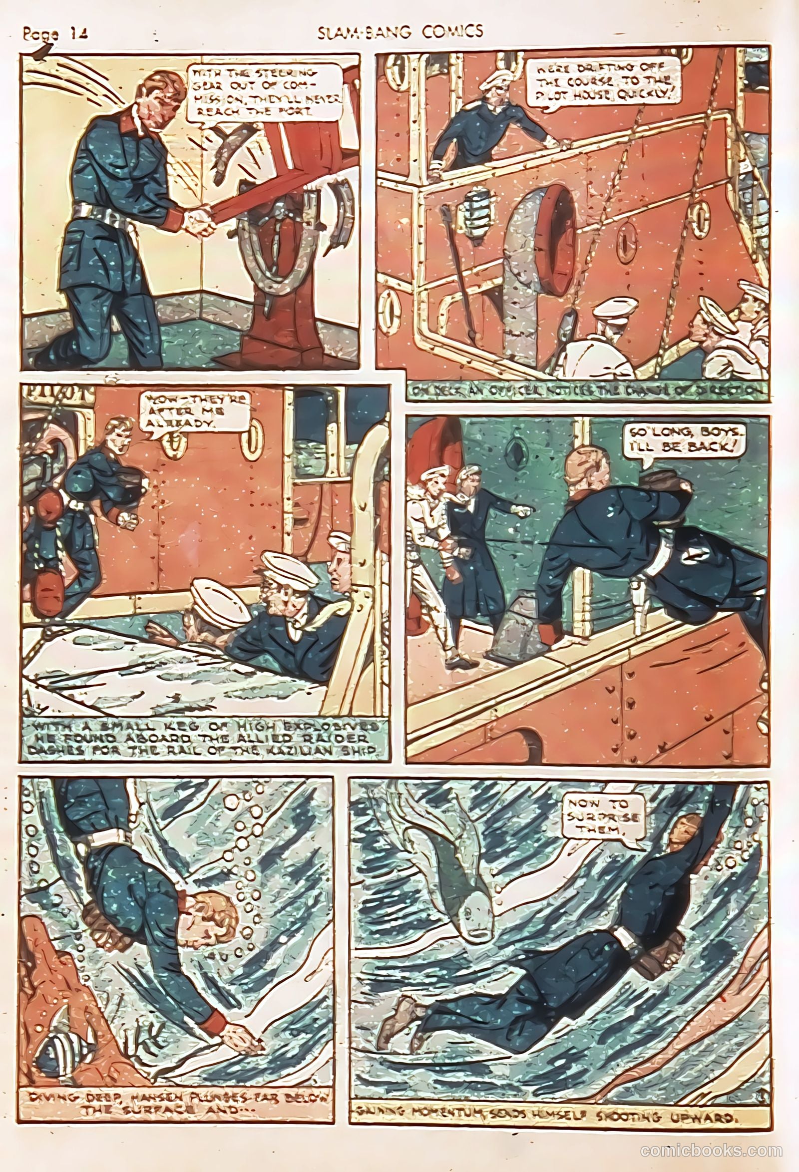 Slam-Bang Comics #6 (1940) — page 17 of 69
