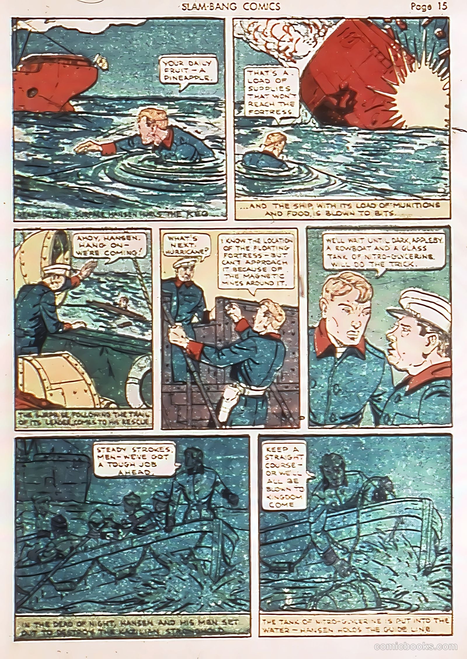 Slam-Bang Comics #6 (1940) — page 18 of 69