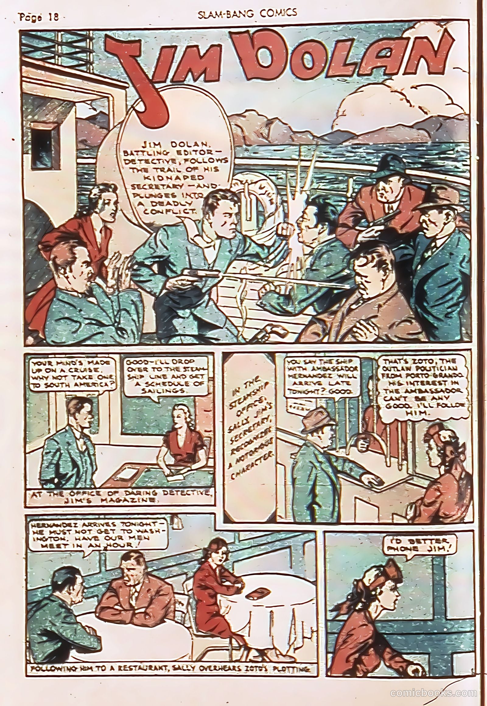 Slam-Bang Comics #6 (1940) — page 21 of 69