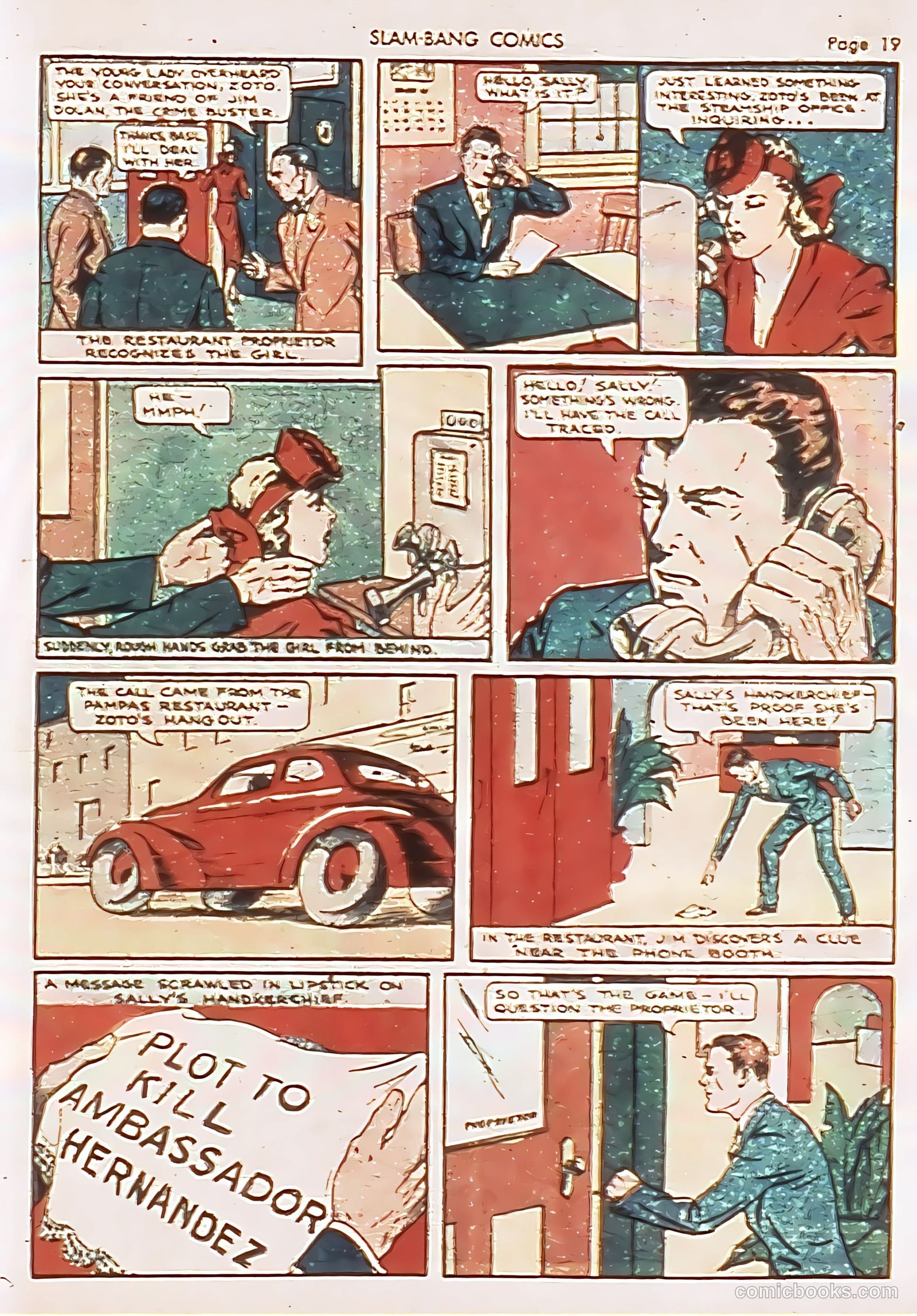 Slam-Bang Comics #6 (1940) — page 22 of 69