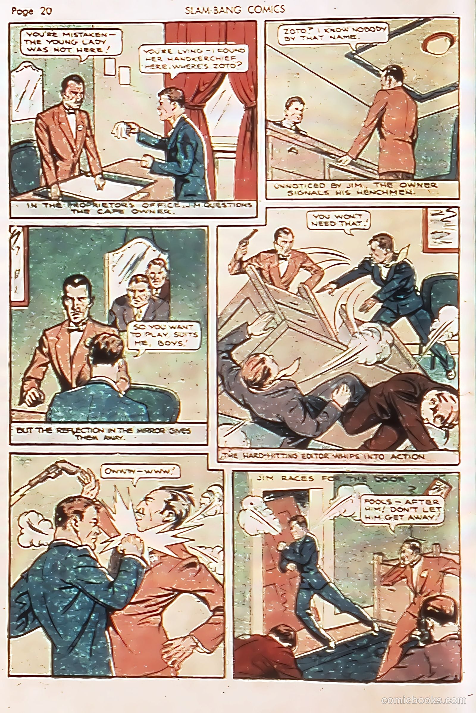 Slam-Bang Comics #6 (1940) — page 23 of 69