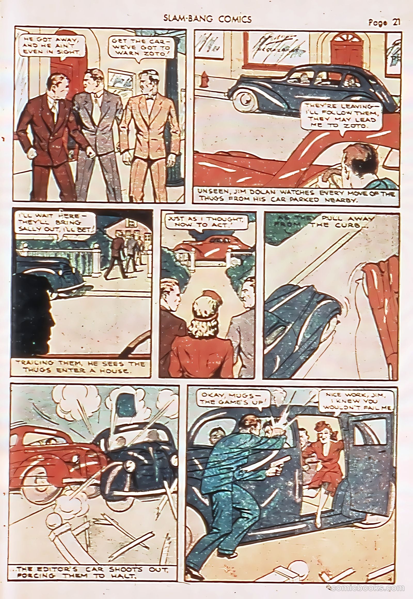 Slam-Bang Comics #6 (1940) — page 24 of 69