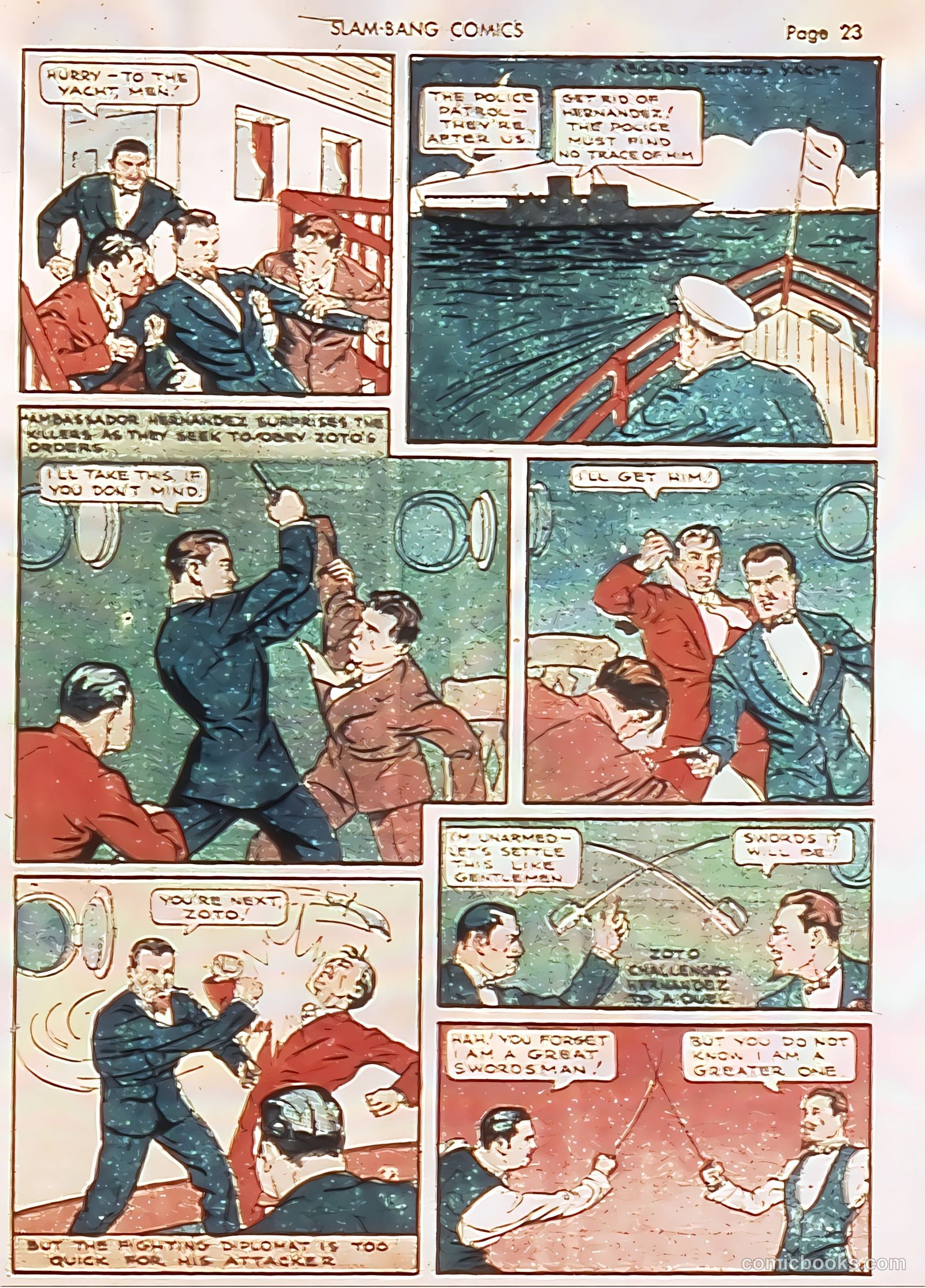 Slam-Bang Comics #6 (1940) — page 26 of 69