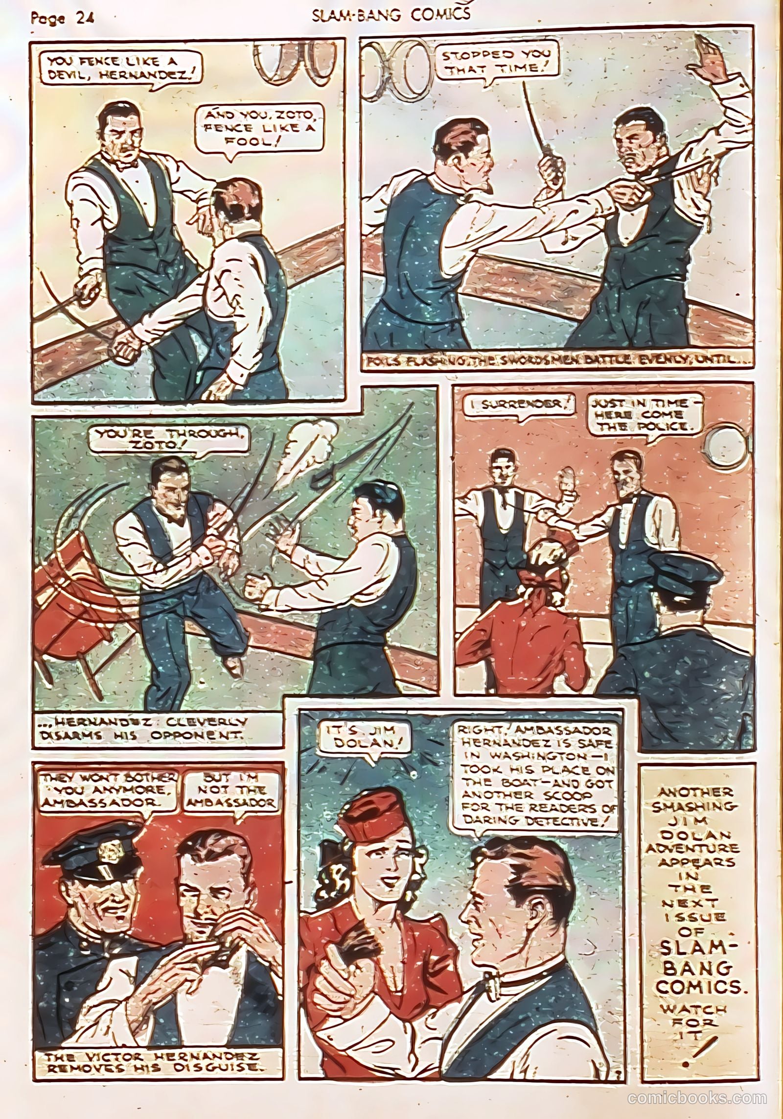 Slam-Bang Comics #6 (1940) — page 27 of 69