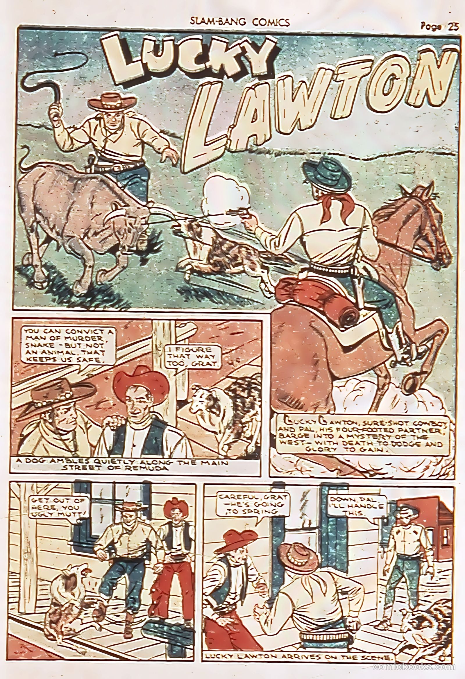 Slam-Bang Comics #6 (1940) — page 28 of 69