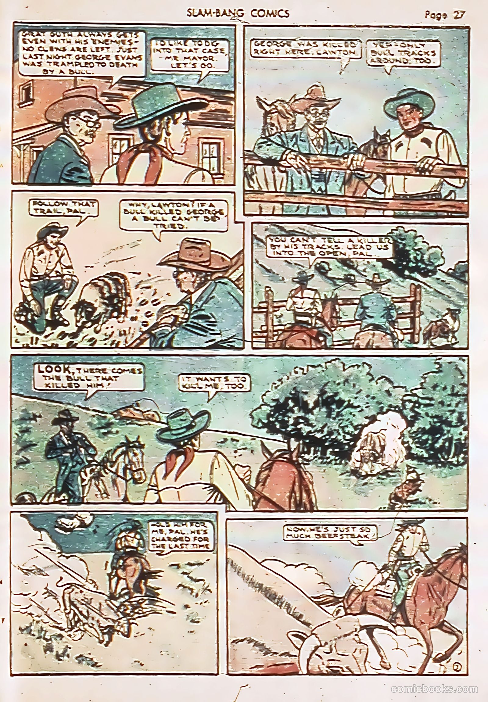 Slam-Bang Comics #6 (1940) — page 30 of 69