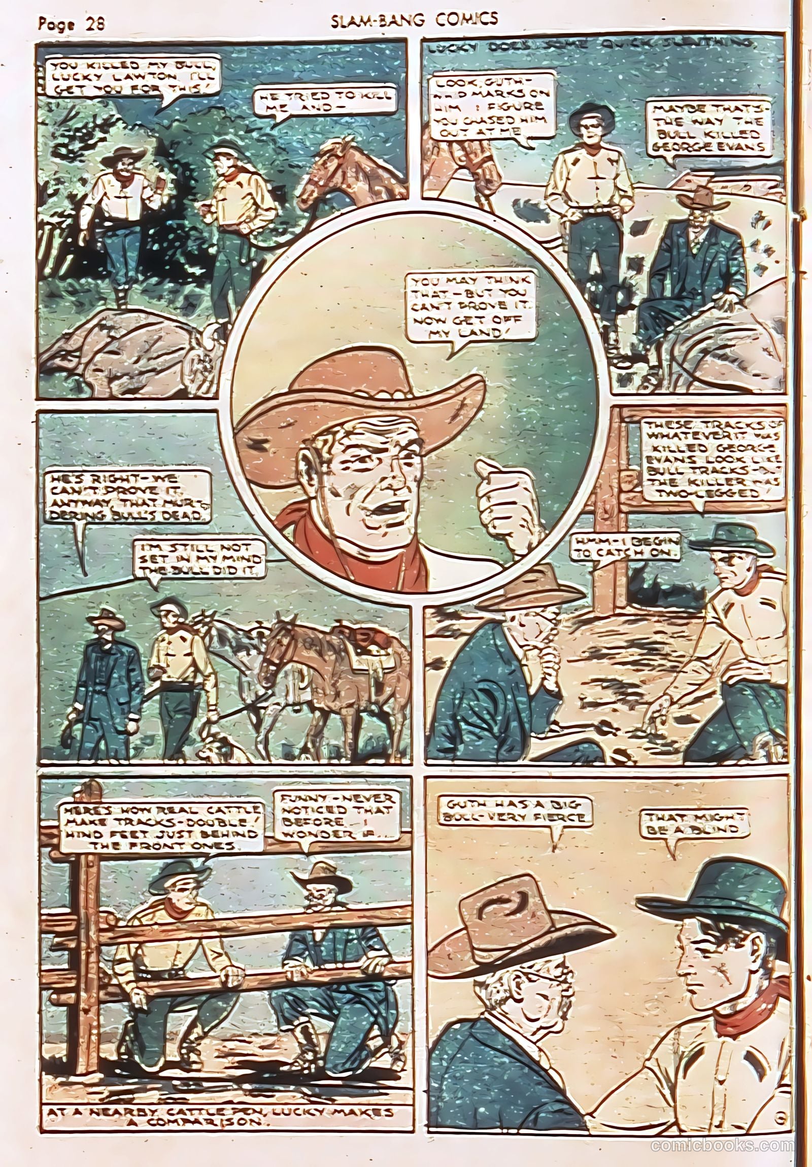 Slam-Bang Comics #6 (1940) — page 31 of 69