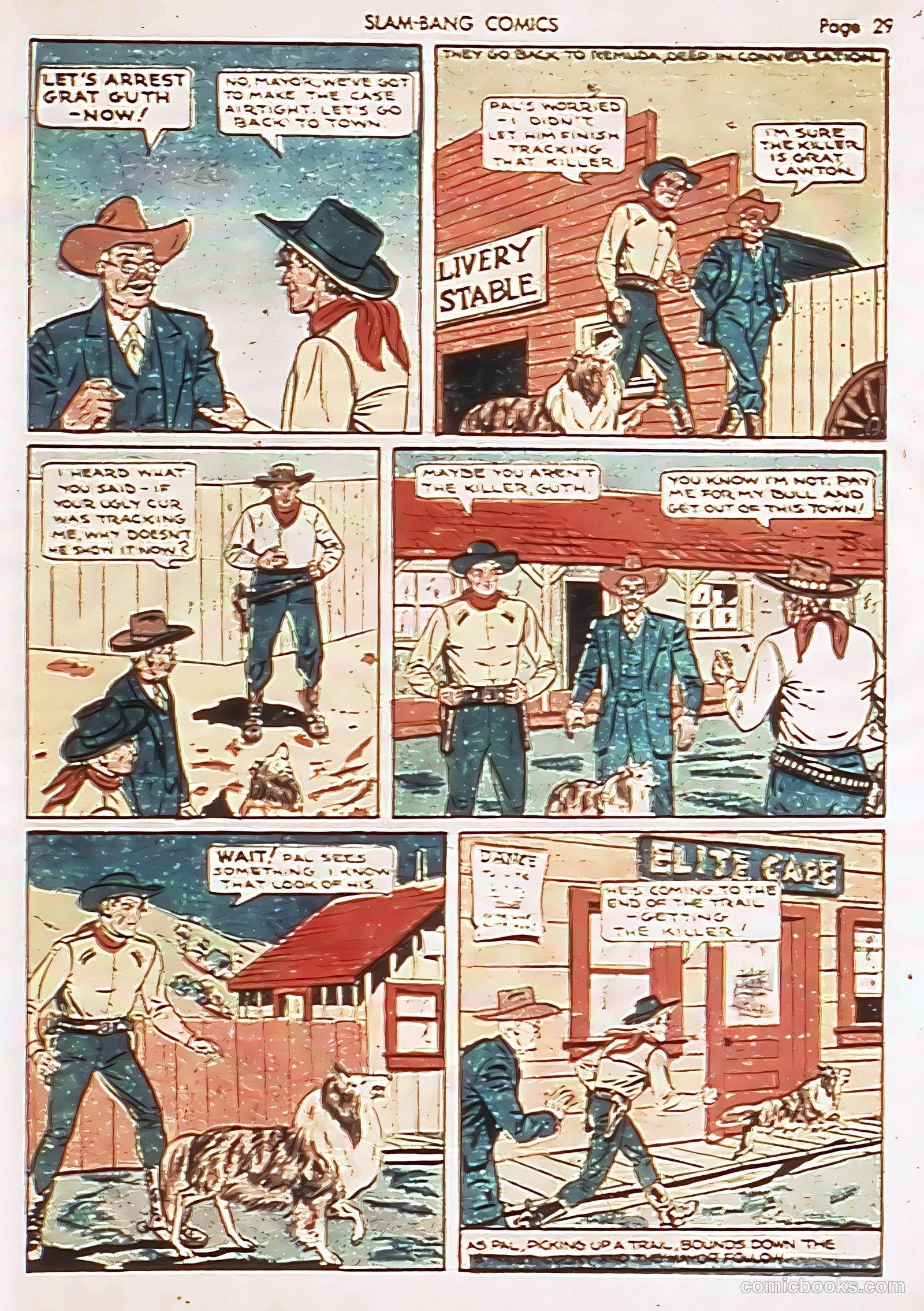 Slam-Bang Comics #6 (1940) — page 32 of 69