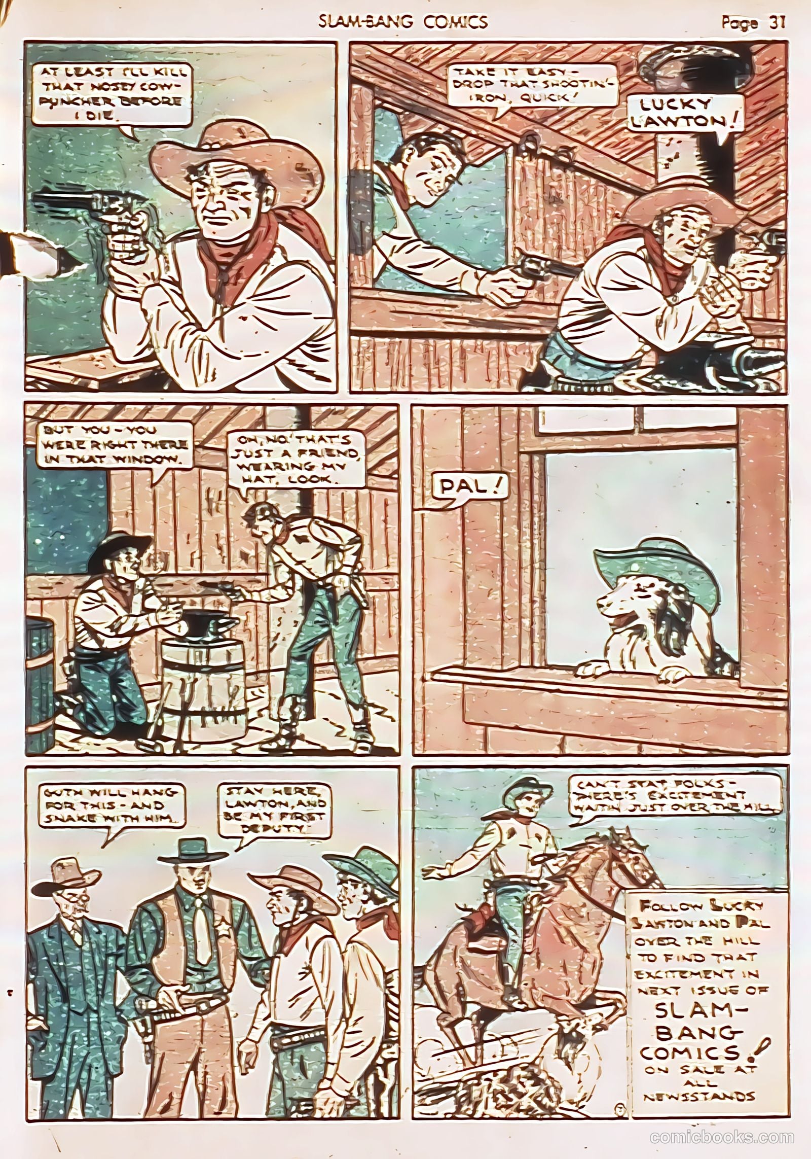 Slam-Bang Comics #6 (1940) — page 34 of 69