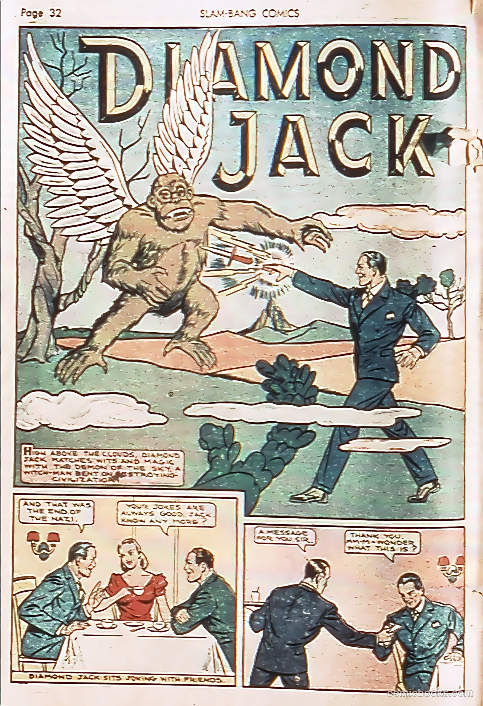 Slam-Bang Comics #6 (1940) — page 35 of 69