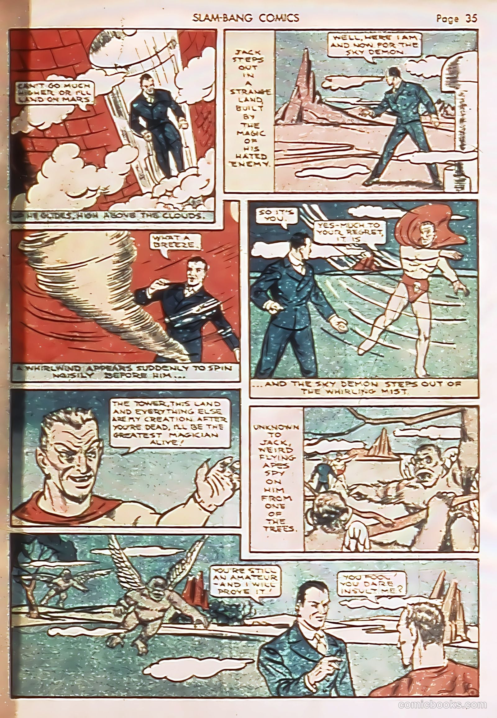 Slam-Bang Comics #6 (1940) — page 38 of 69