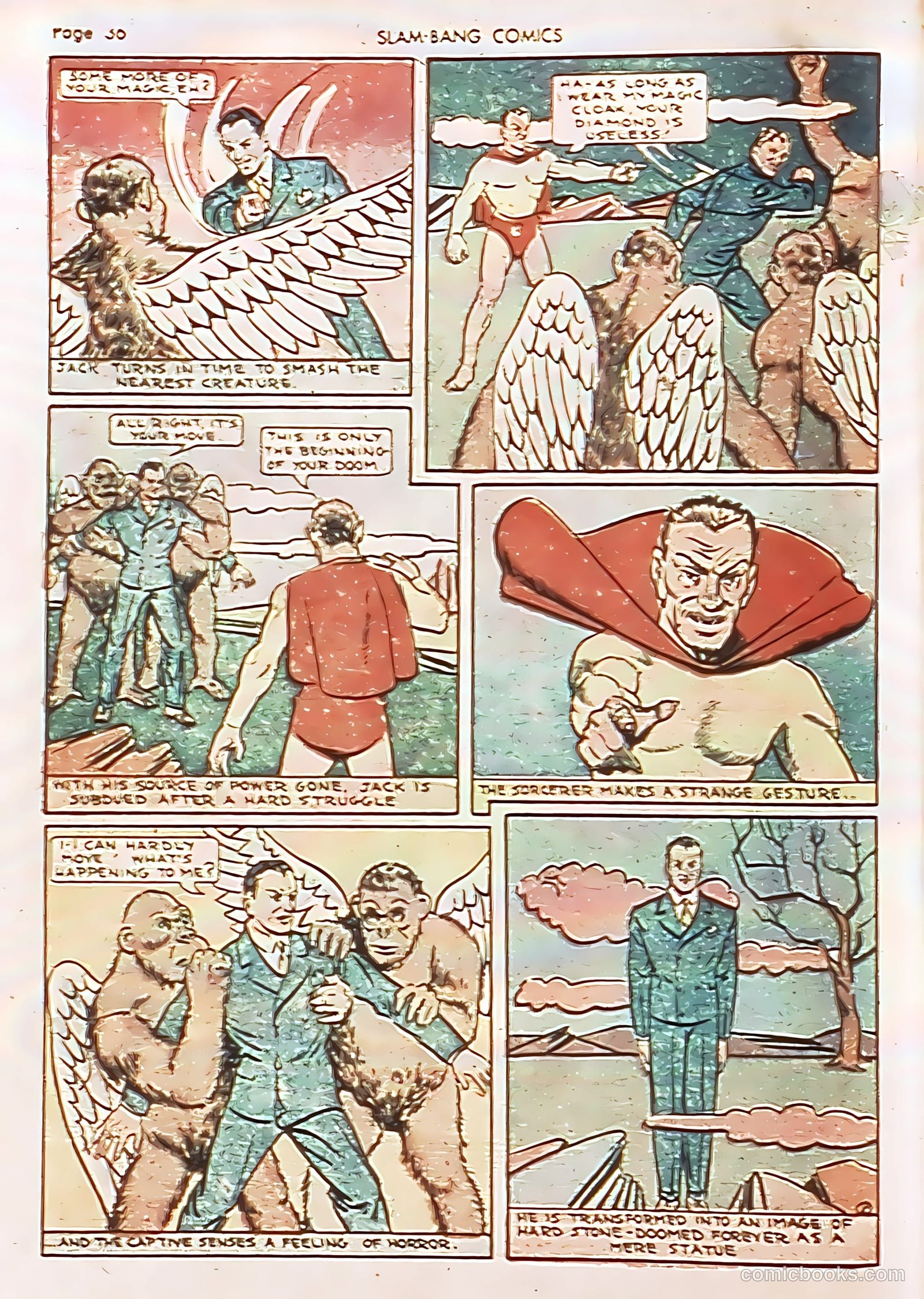 Slam-Bang Comics #6 (1940) — page 39 of 69