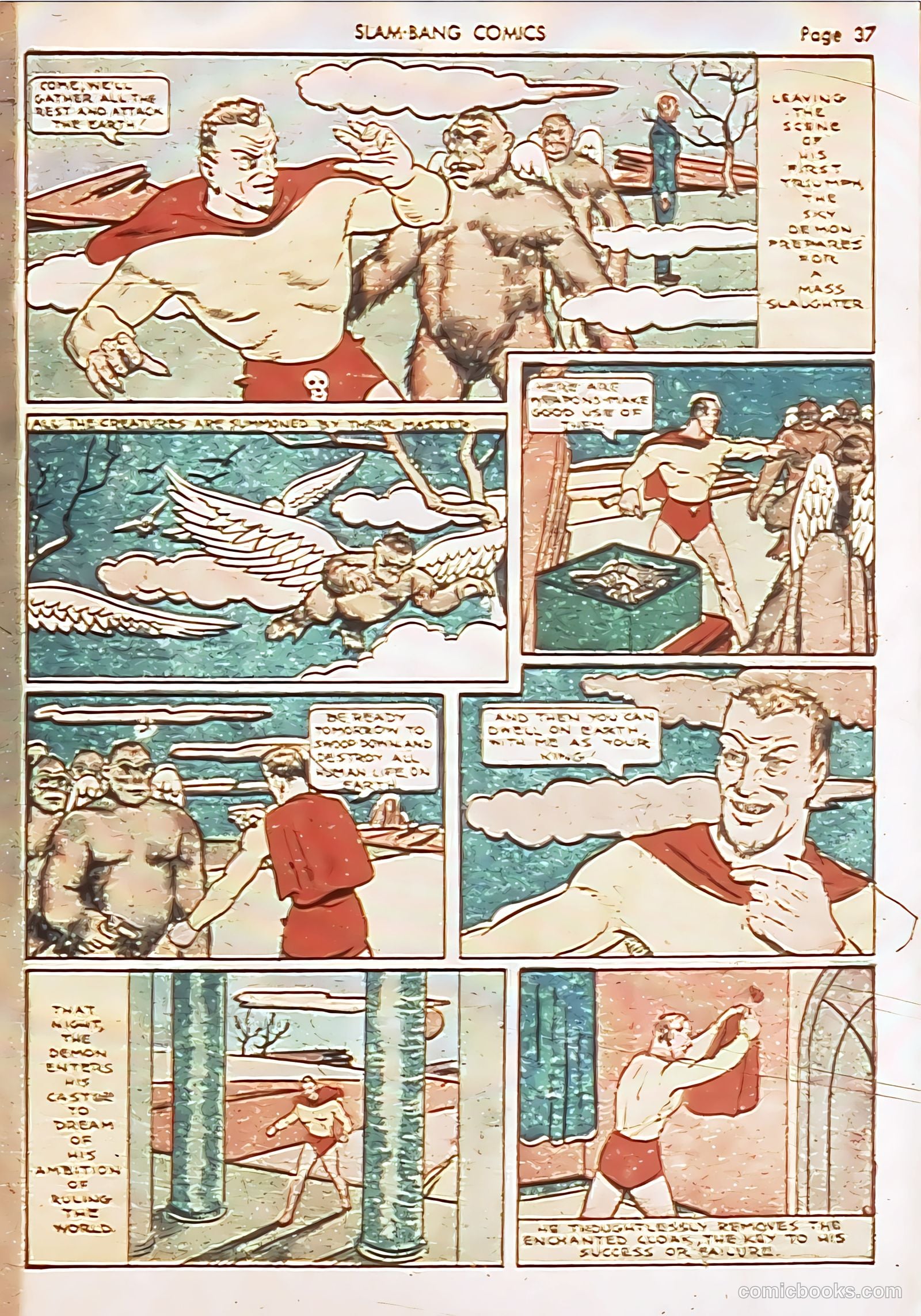 Slam-Bang Comics #6 (1940) — page 40 of 69