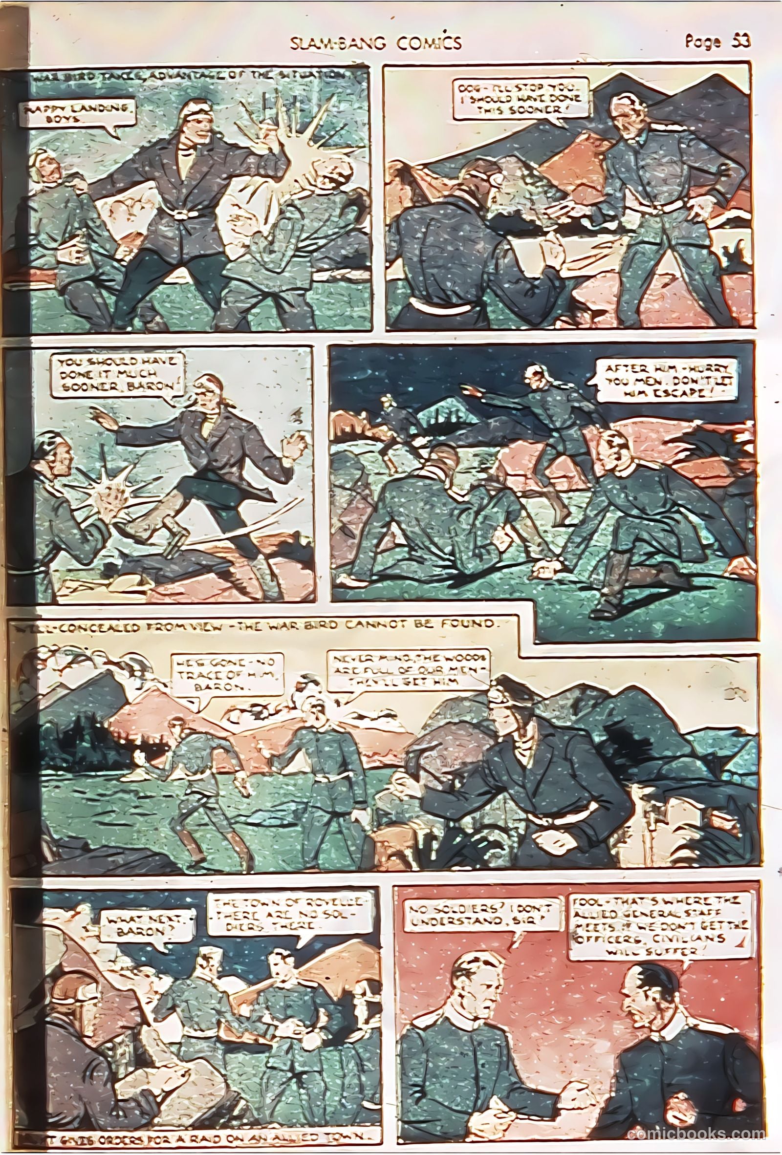 Slam-Bang Comics #6 (1940) — page 56 of 69