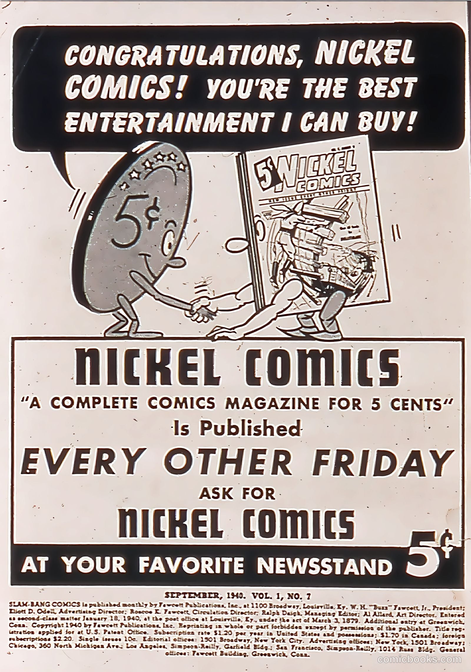 Slam-Bang Comics #7 (1940) — page 2 of 68