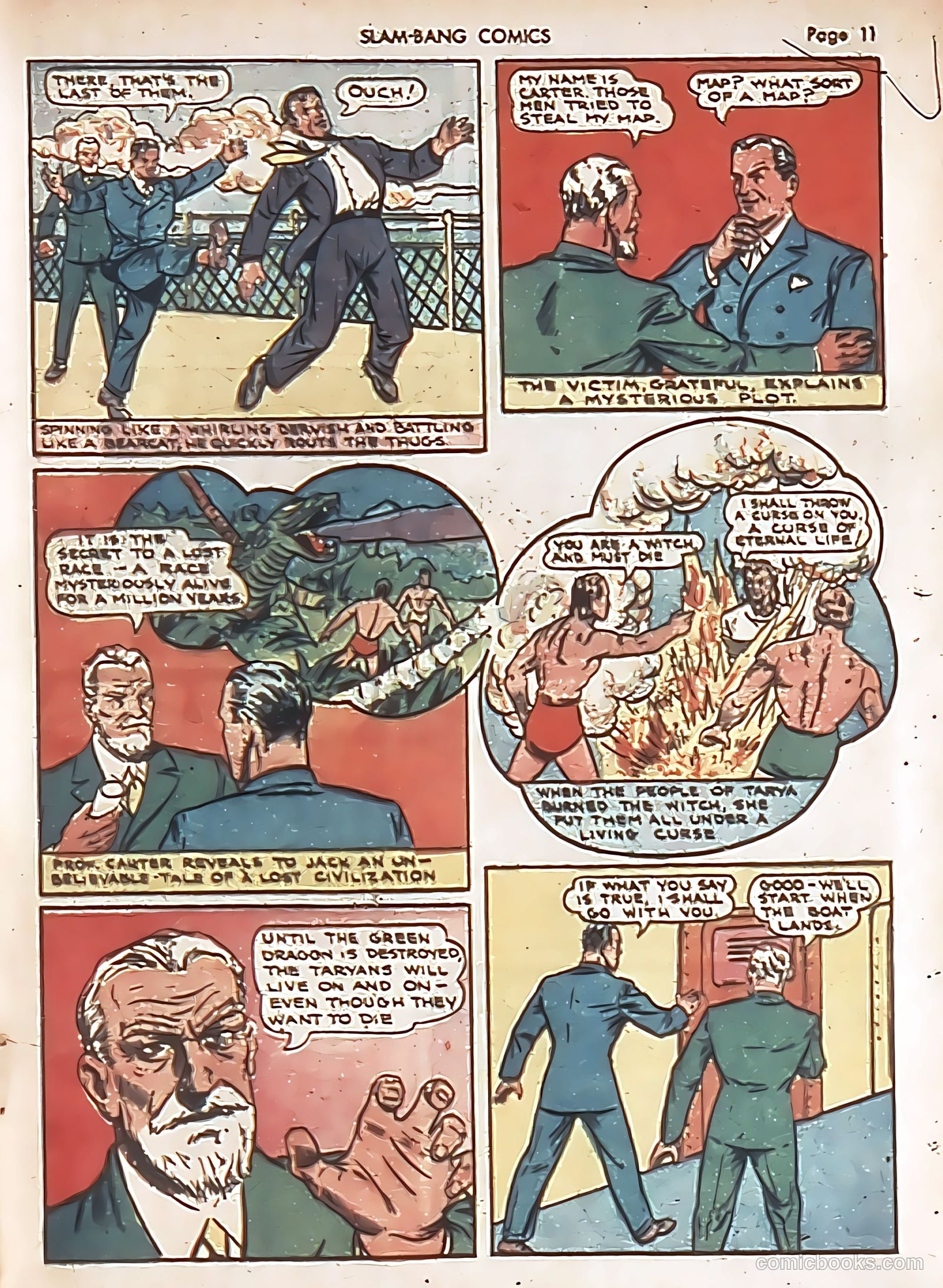 Slam-Bang Comics #7 (1940) — page 13 of 68