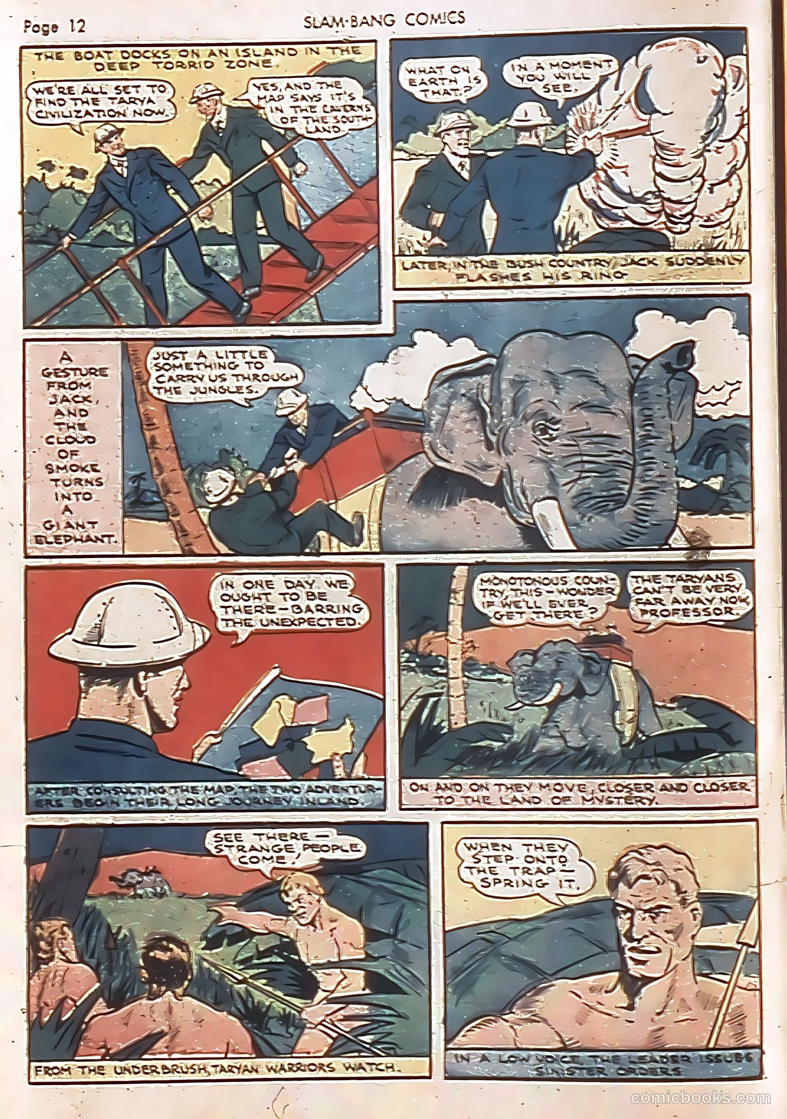 Slam-Bang Comics #7 (1940) — page 14 of 68