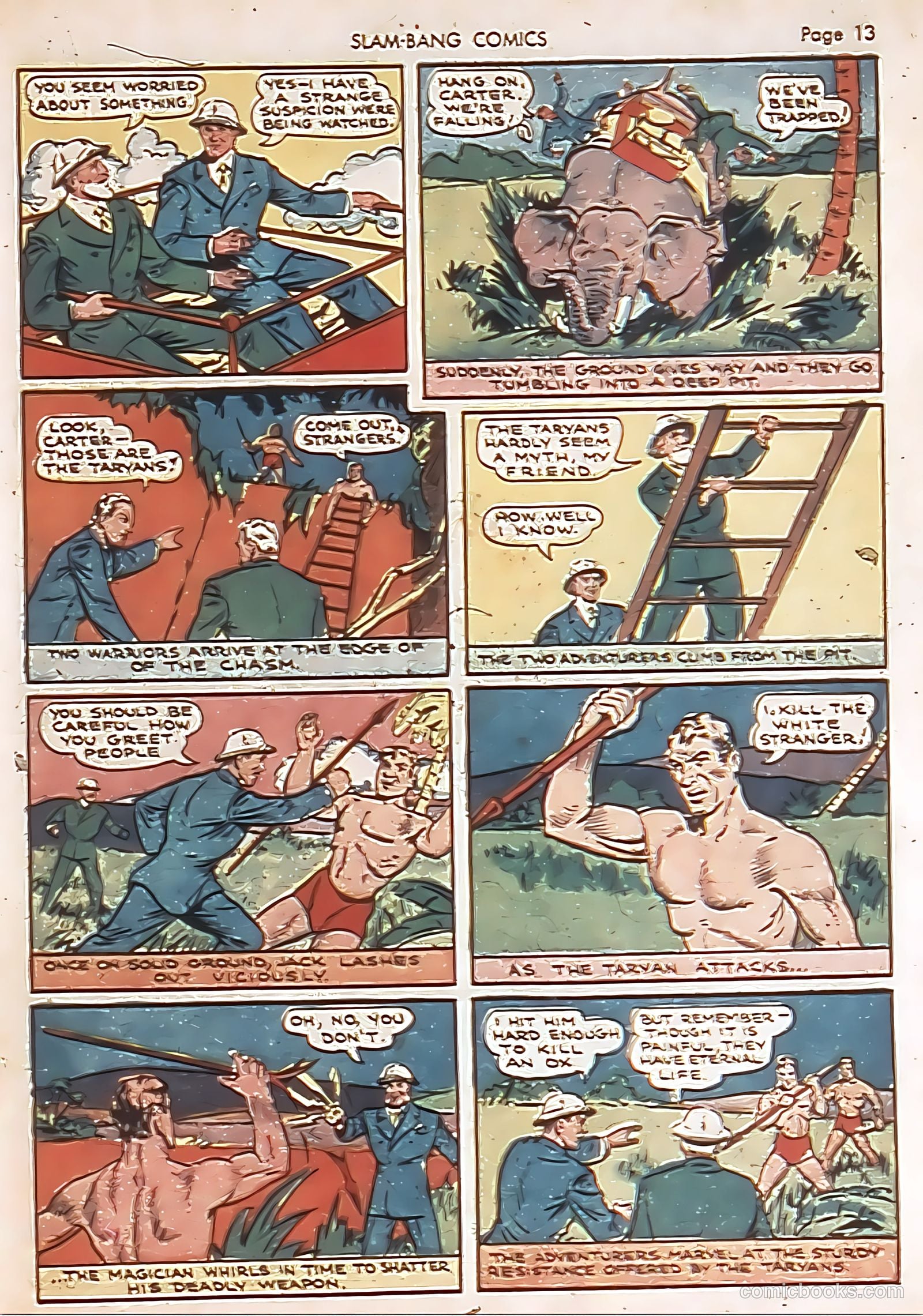 Slam-Bang Comics #7 (1940) — page 15 of 68