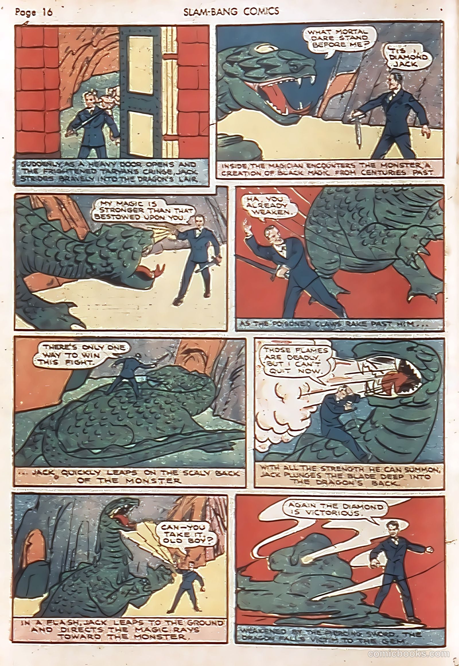 Slam-Bang Comics #7 (1940) — page 18 of 68