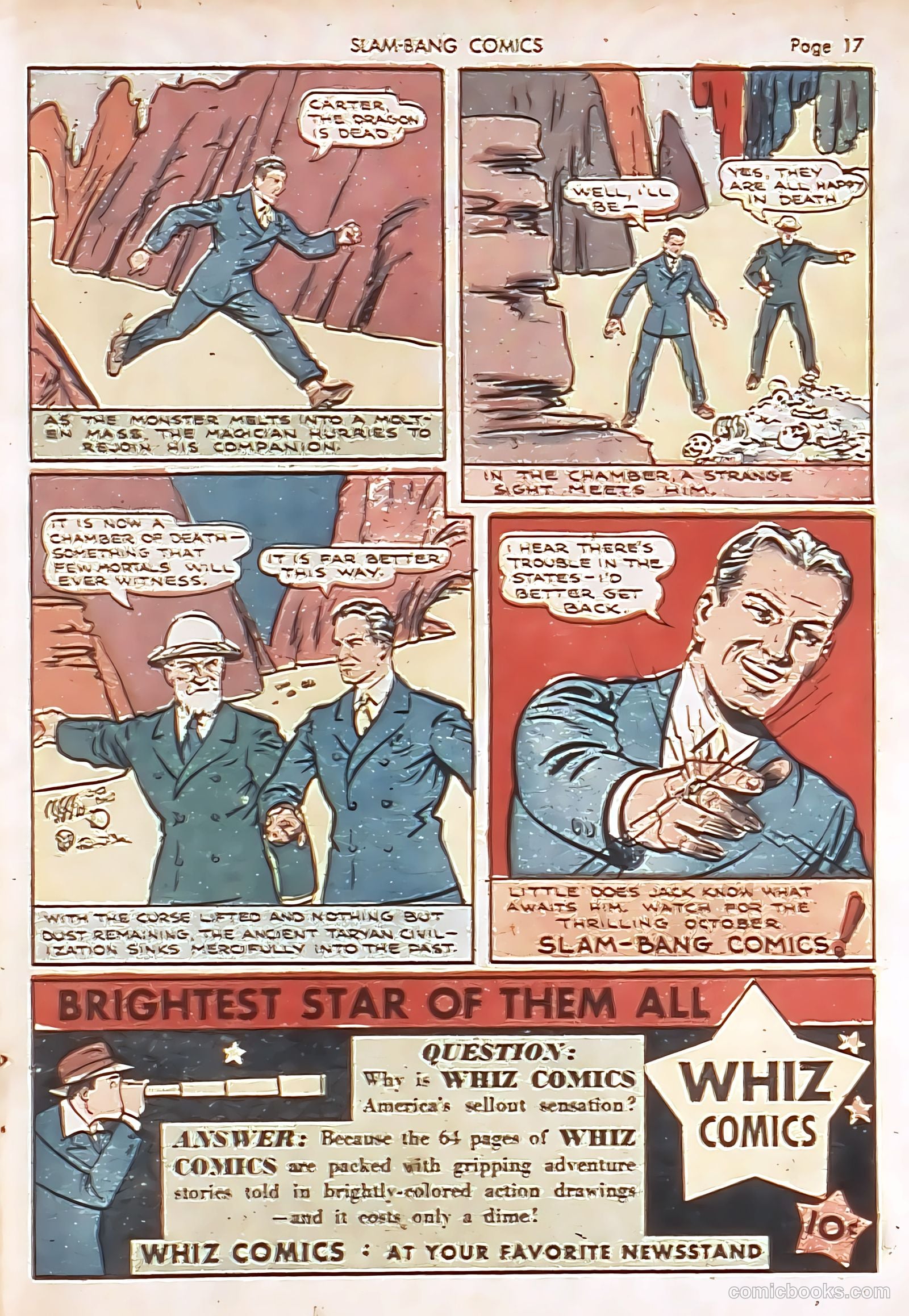 Slam-Bang Comics #7 (1940) — page 19 of 68