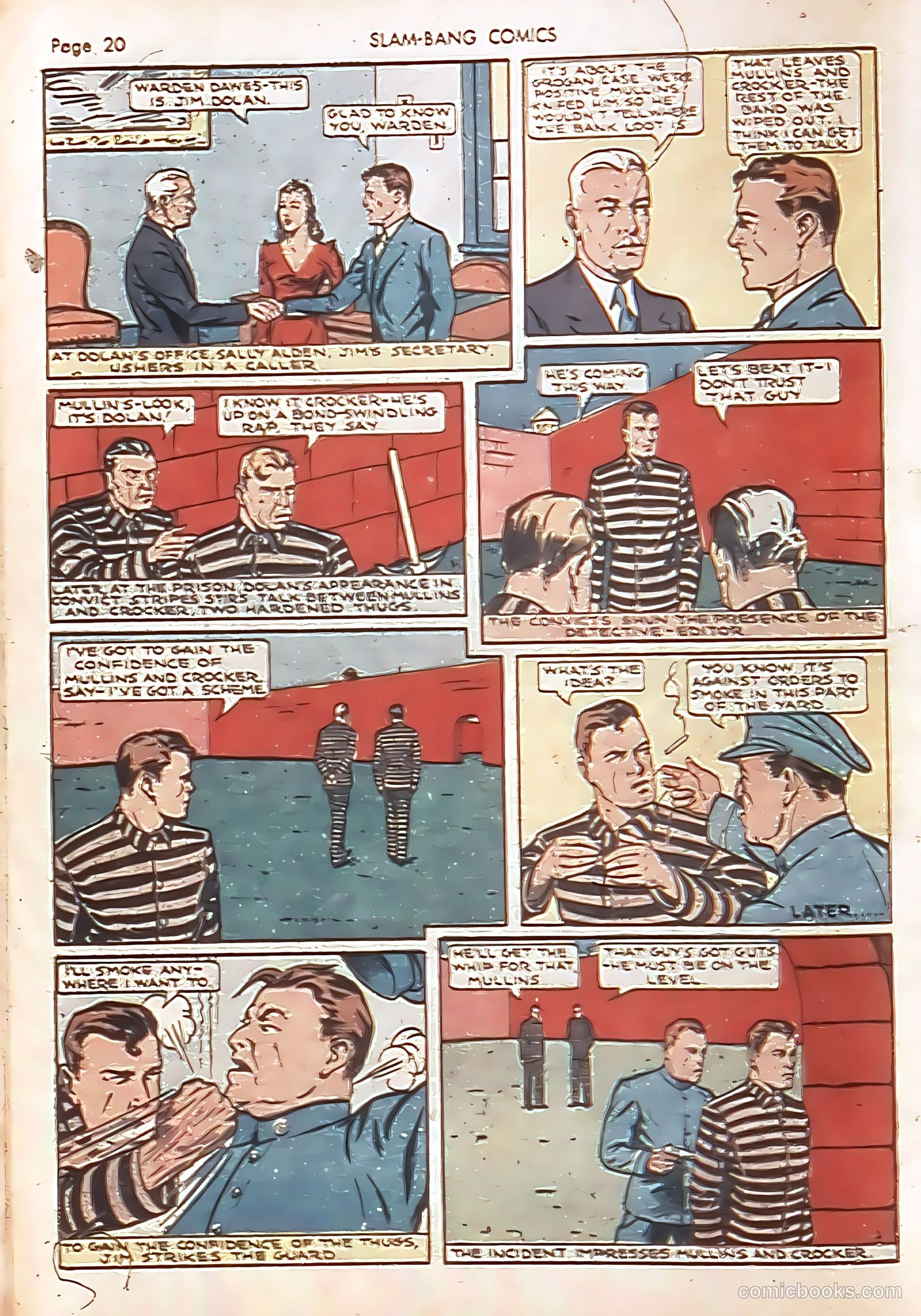Slam-Bang Comics #7 (1940) — page 22 of 68