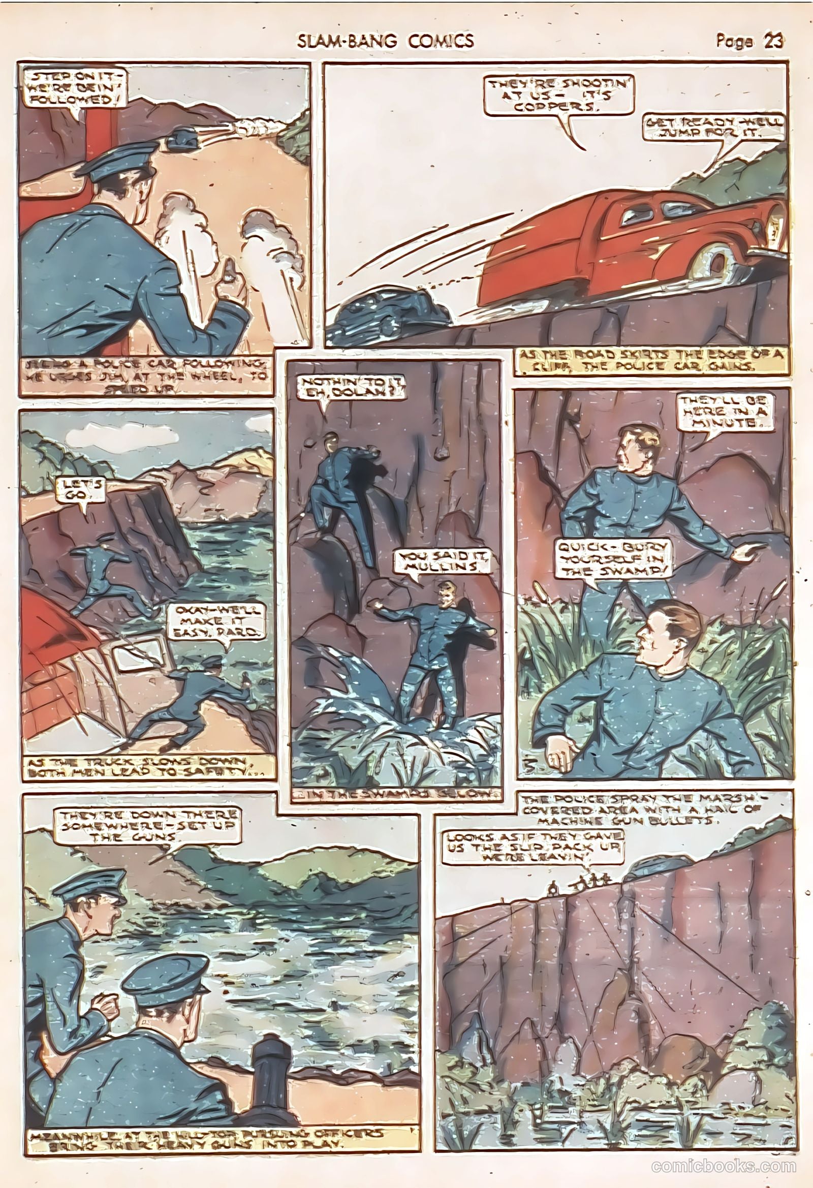Slam-Bang Comics #7 (1940) — page 25 of 68