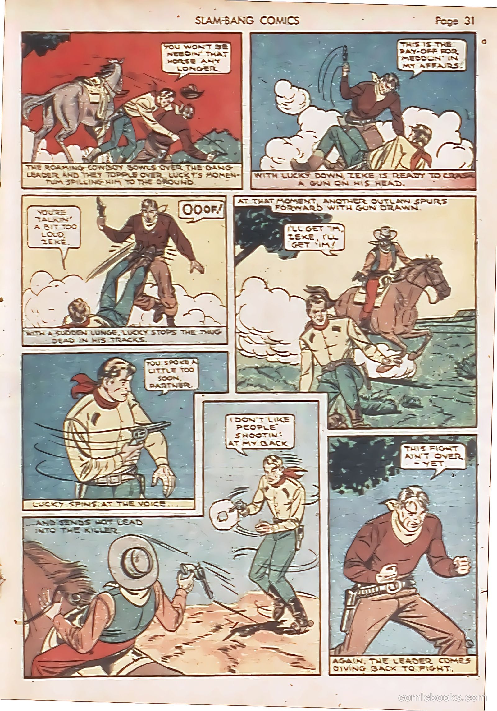 Slam-Bang Comics #7 (1940) — page 33 of 68