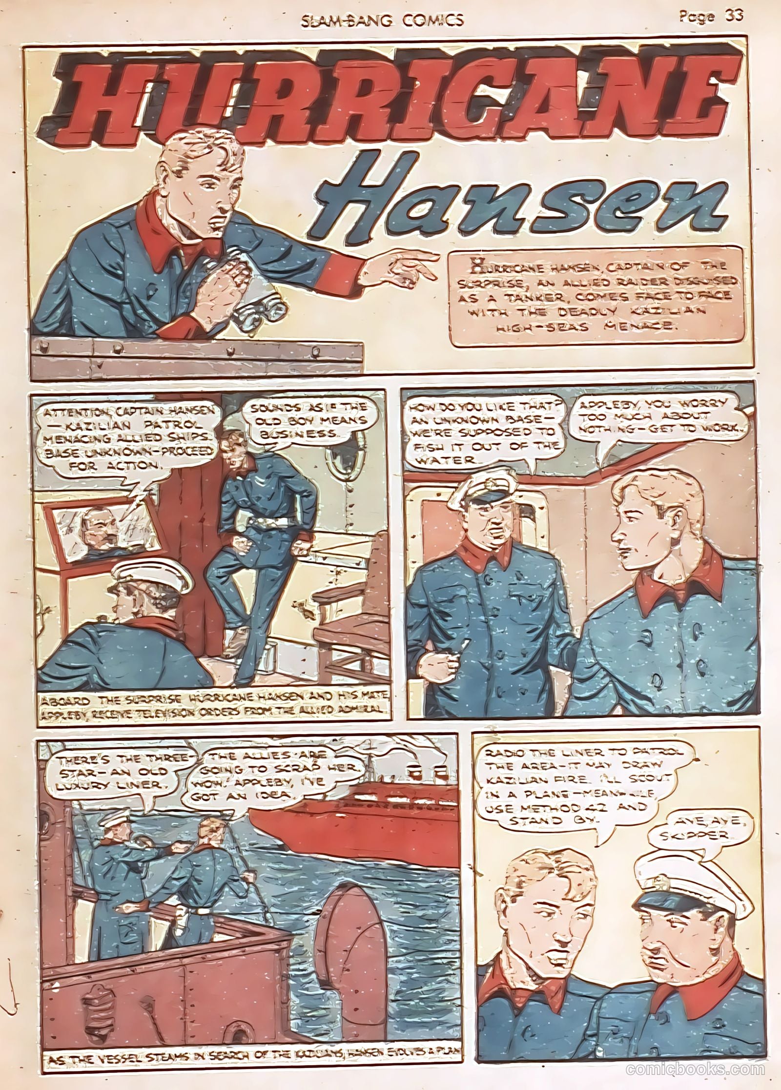 Slam-Bang Comics #7 (1940) — page 35 of 68