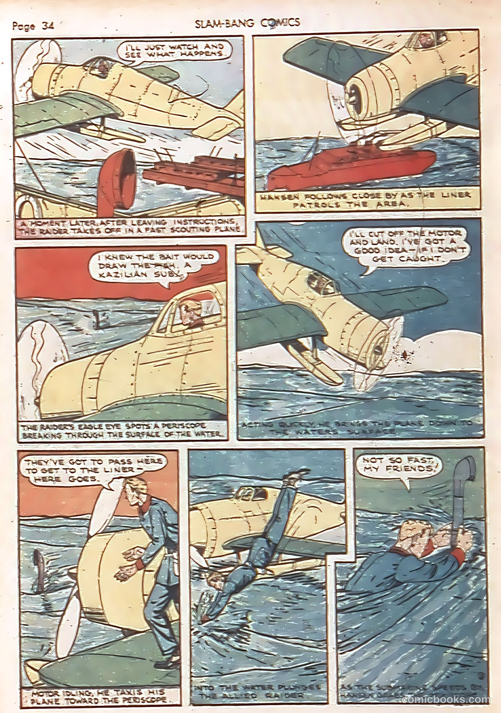 Slam-Bang Comics #7 (1940) — page 36 of 68