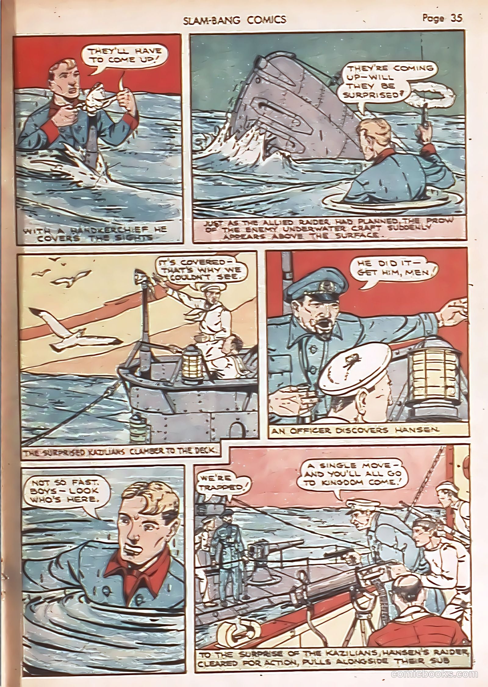 Slam-Bang Comics #7 (1940) — page 37 of 68