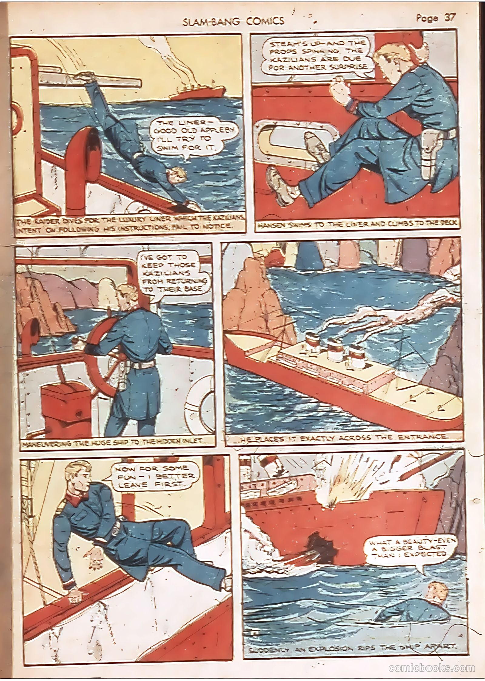 Slam-Bang Comics #7 (1940) — page 39 of 68