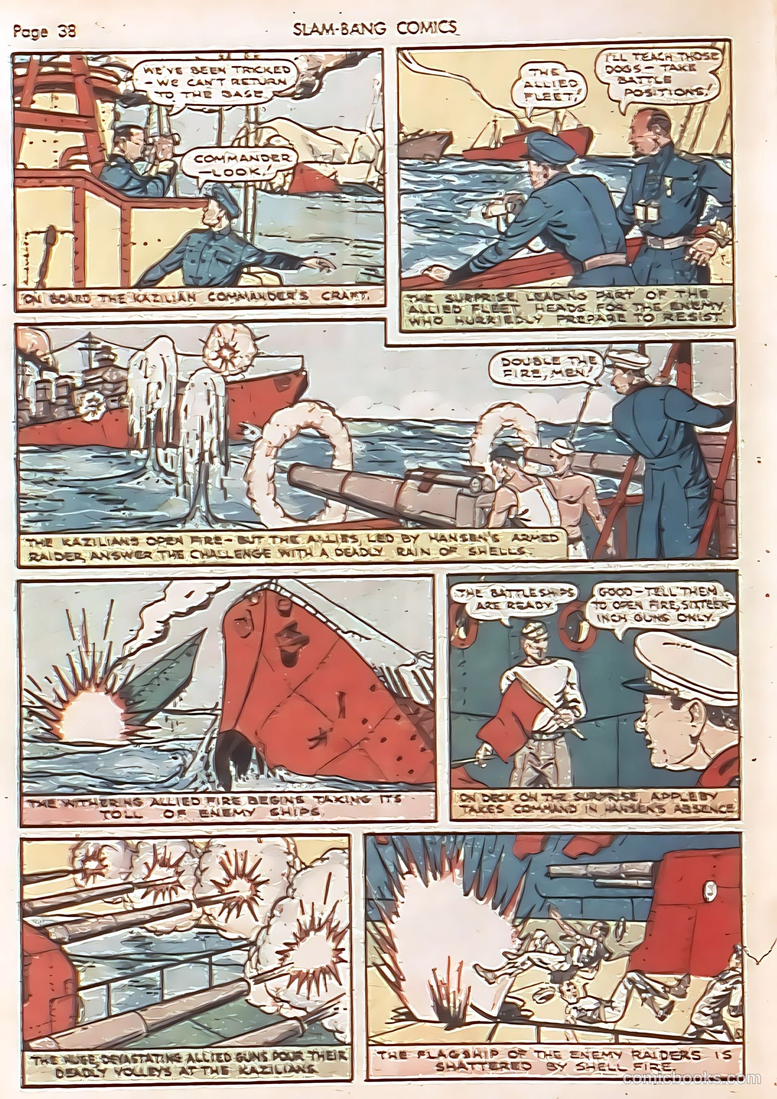 Slam-Bang Comics #7 (1940) — page 40 of 68