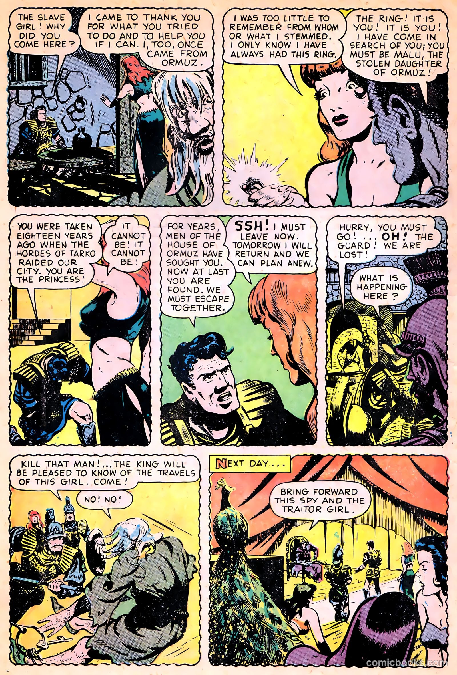 Slave Girl Comics #1 (1949) — page 8 of 36