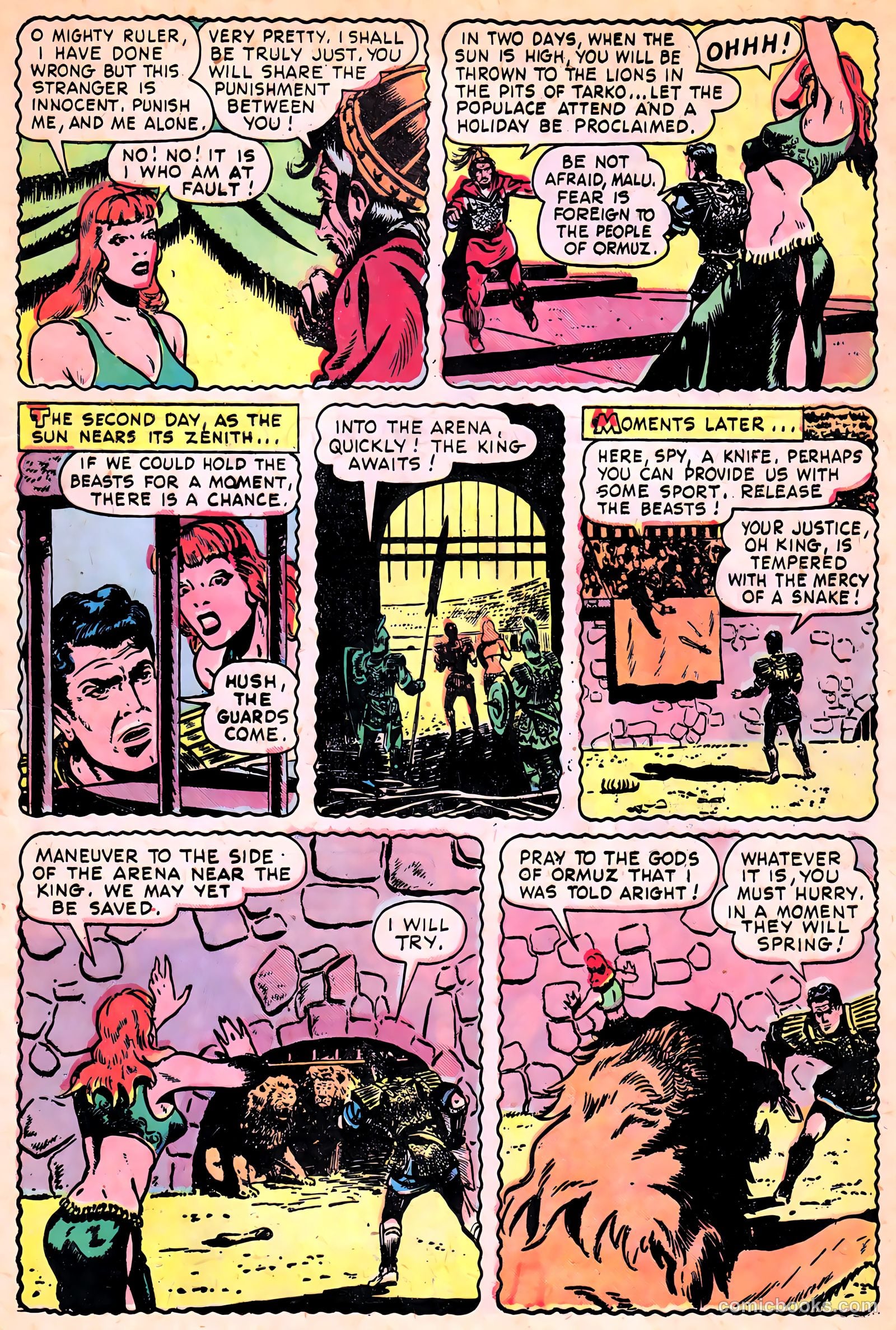 Slave Girl Comics #1 (1949) — page 9 of 36
