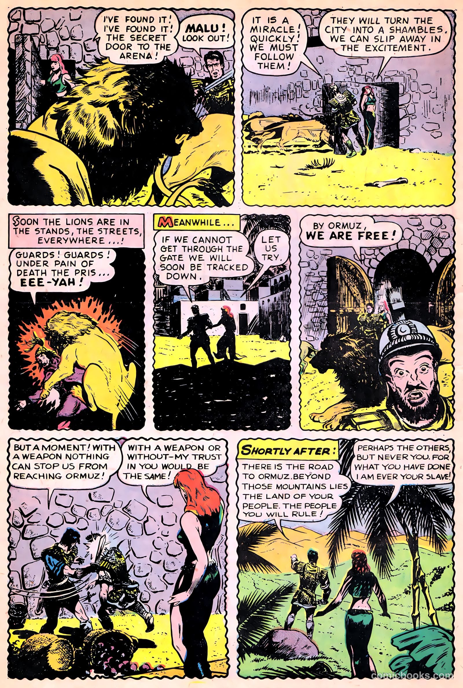 Slave Girl Comics #1 (1949) — page 10 of 36