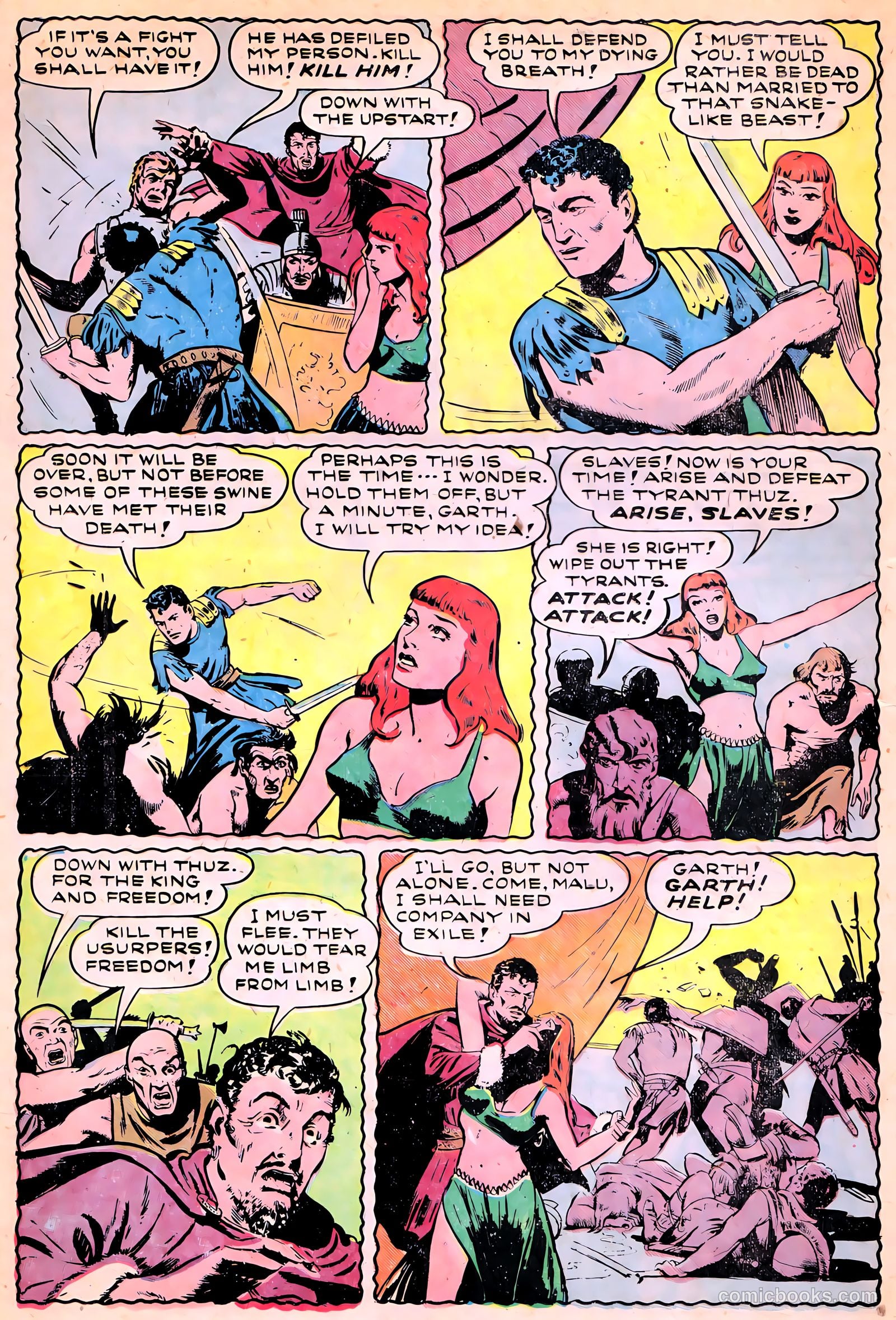 Slave Girl Comics #1 (1949) — page 16 of 36