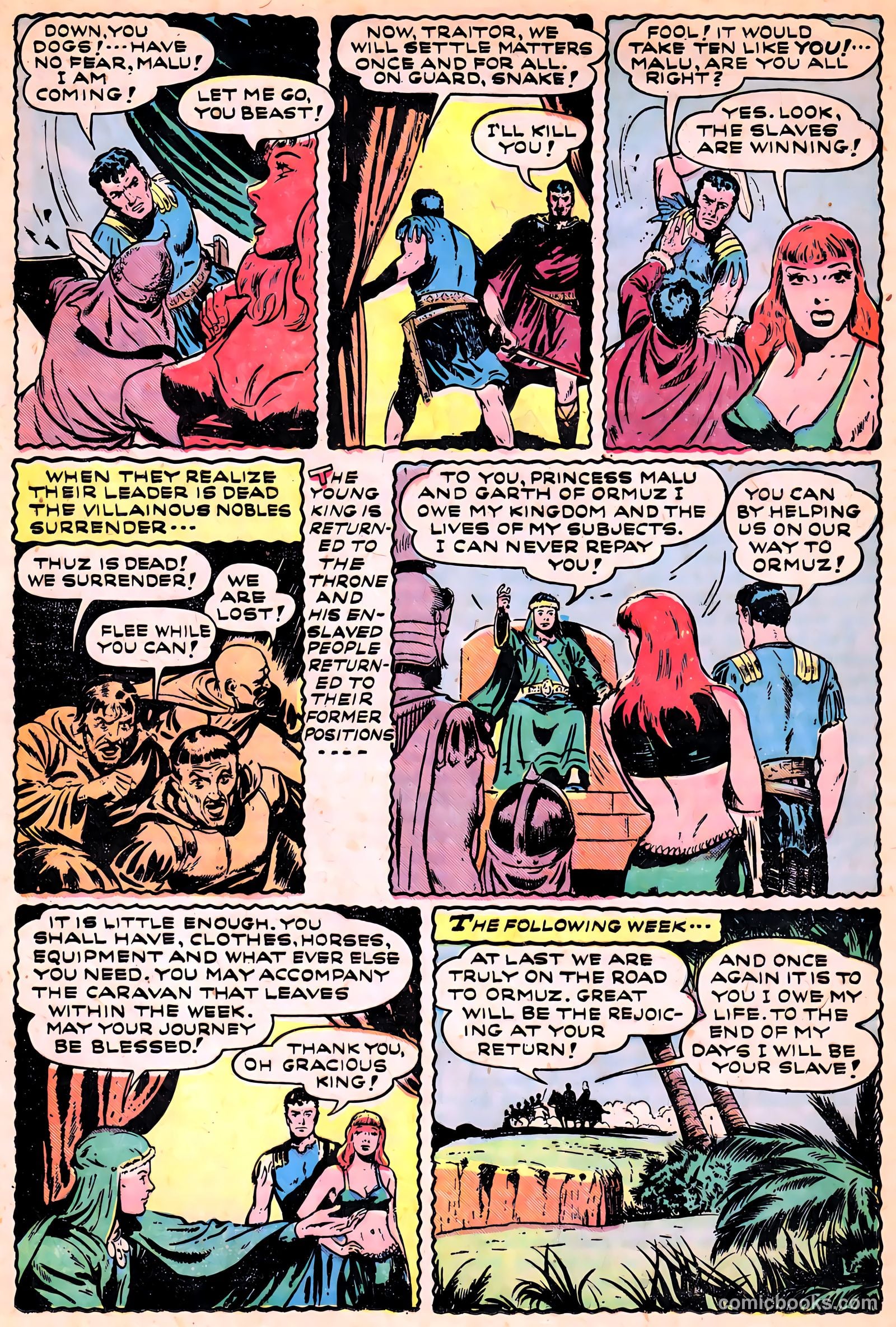 Slave Girl Comics #1 (1949) — page 17 of 36
