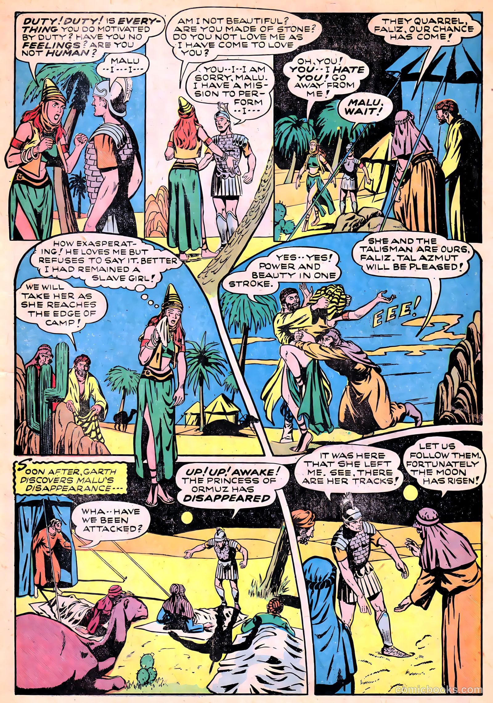 Slave Girl Comics #1 (1949) — page 21 of 36