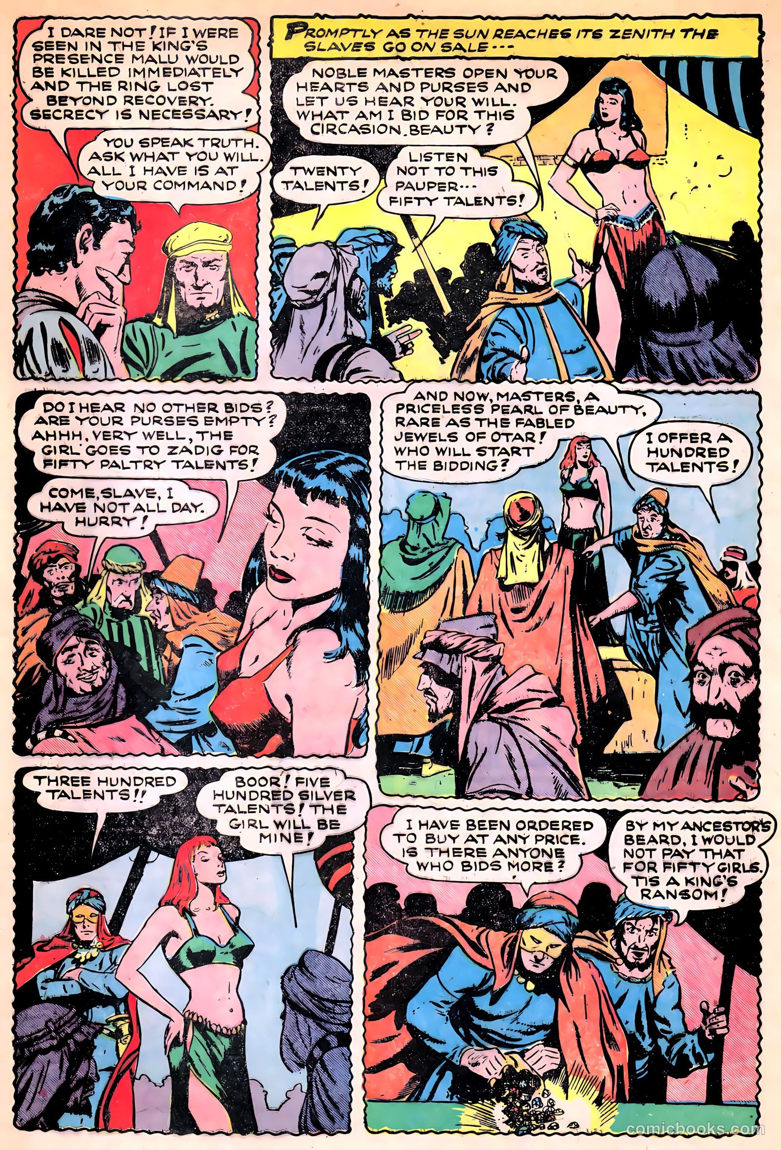 Slave Girl Comics #1 (1949) — page 31 of 36