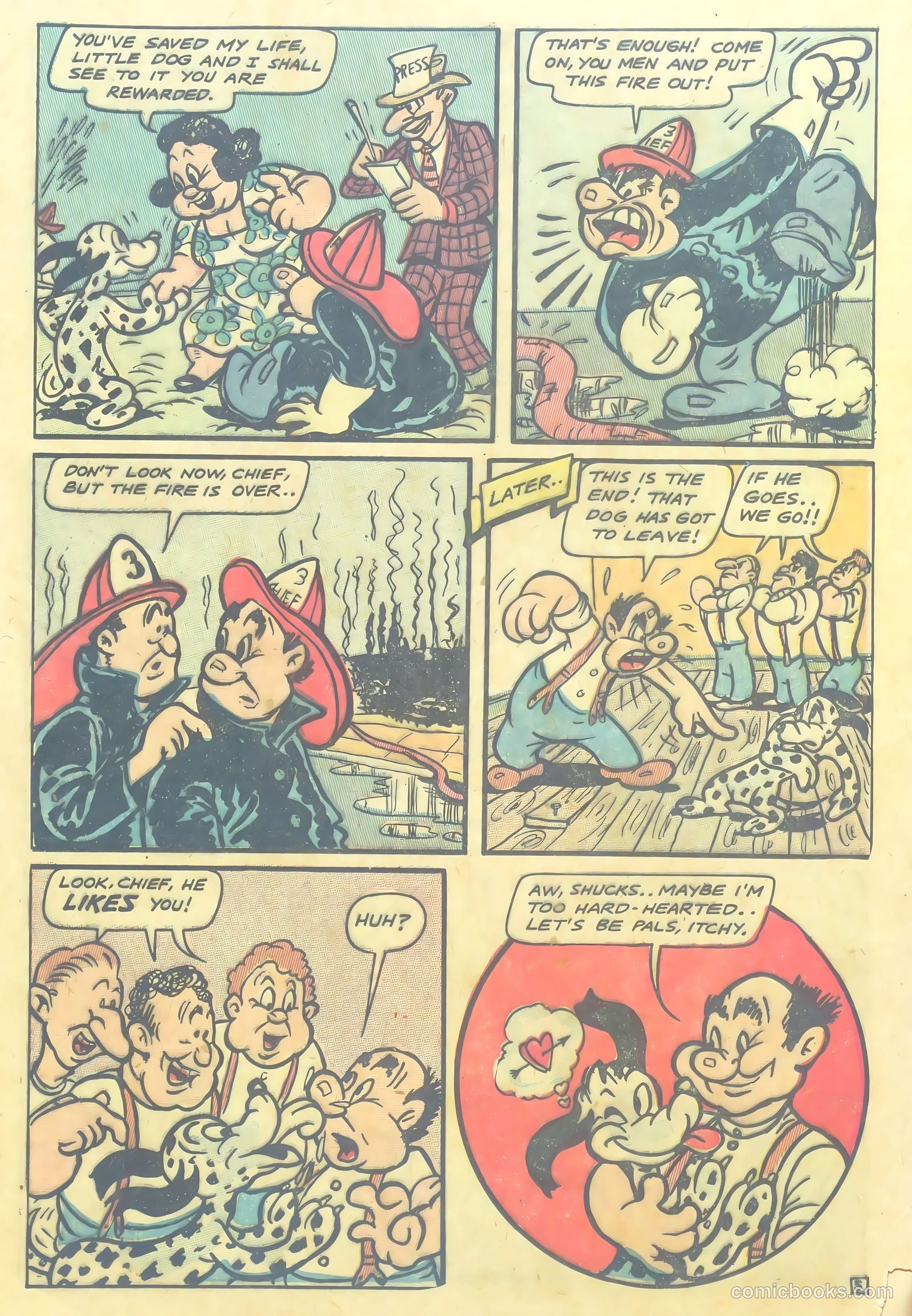 Slick Chick Comics #1 (1947) — page 32 of 36