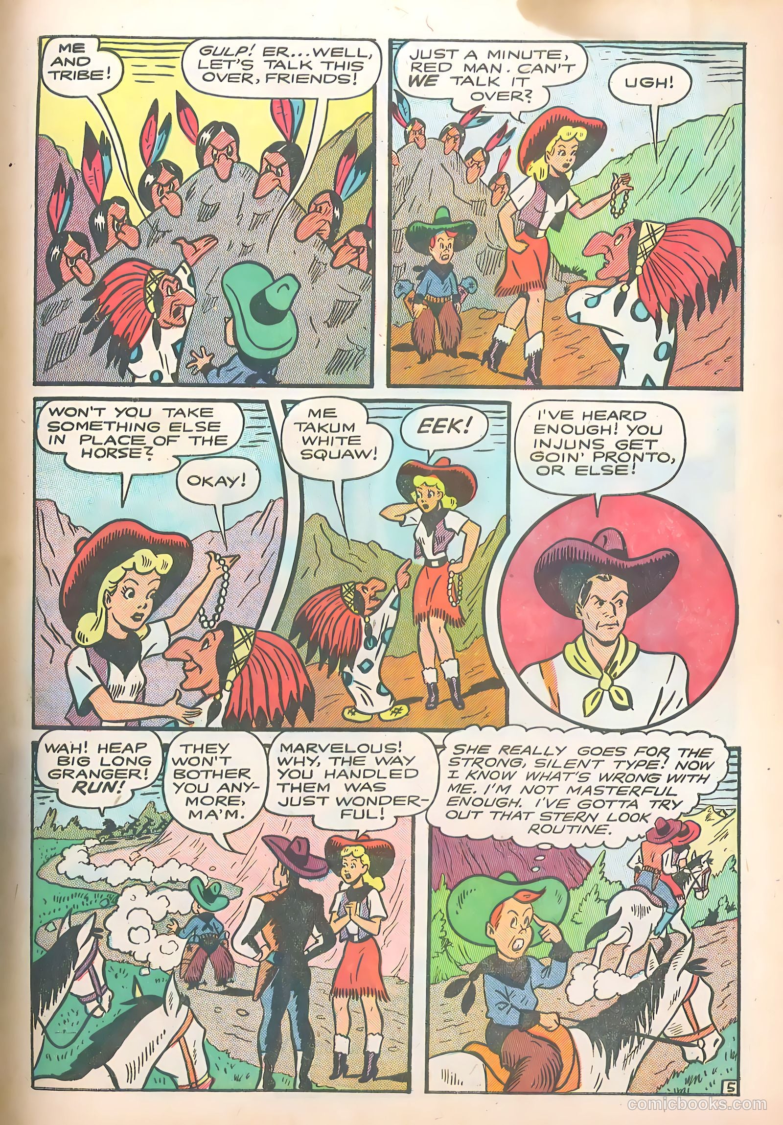 Slick Chick Comics #3 (1947) — page 7 of 36