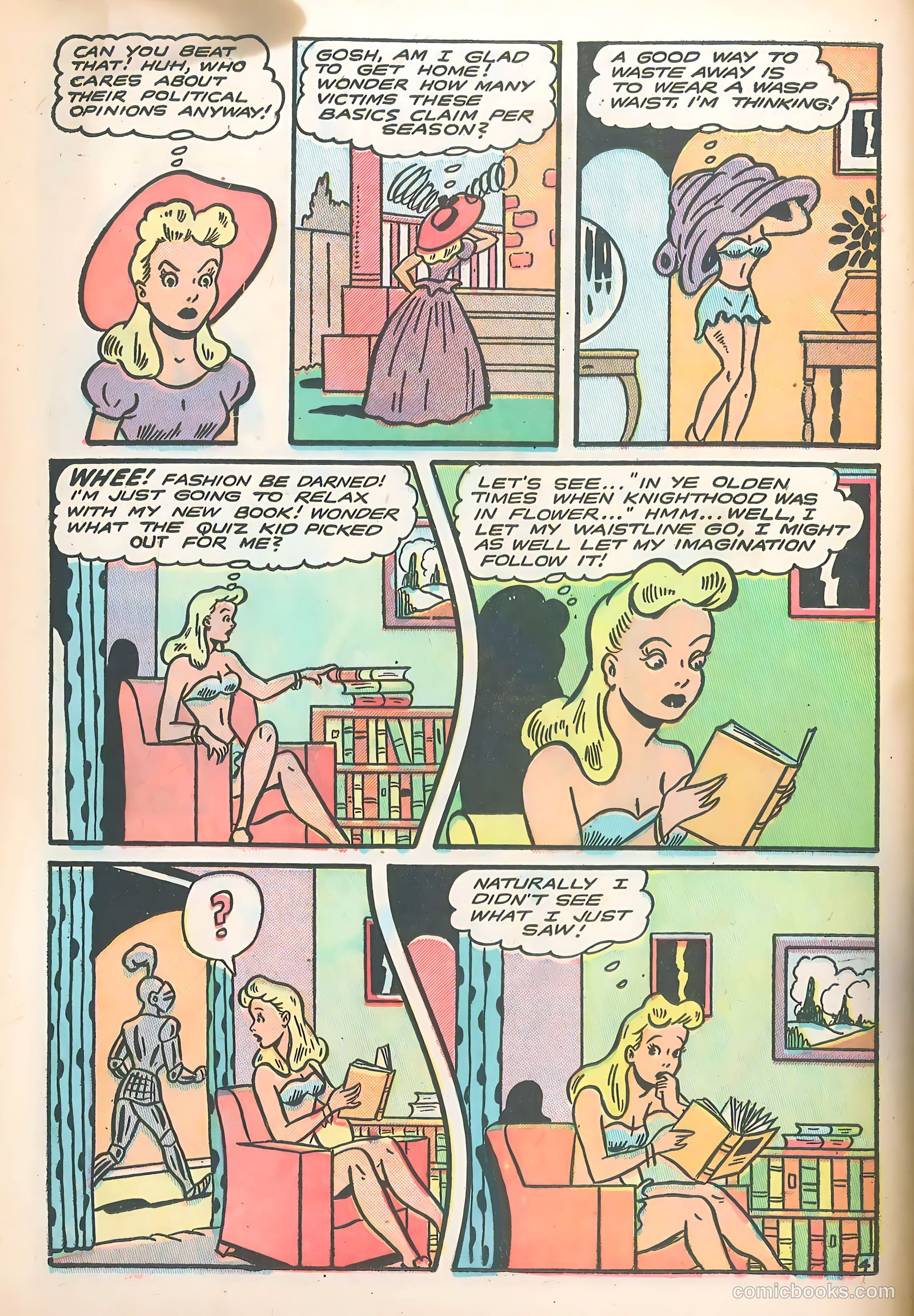 Slick Chick Comics #3 (1947) — page 16 of 36
