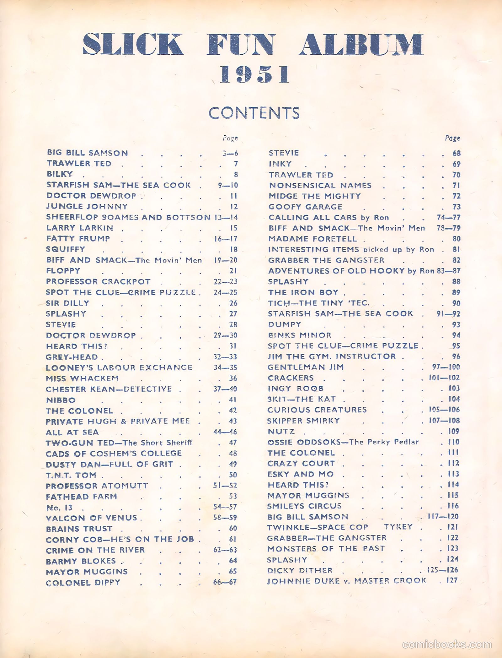 Slick Fun Album #1951 — page 3 of 130