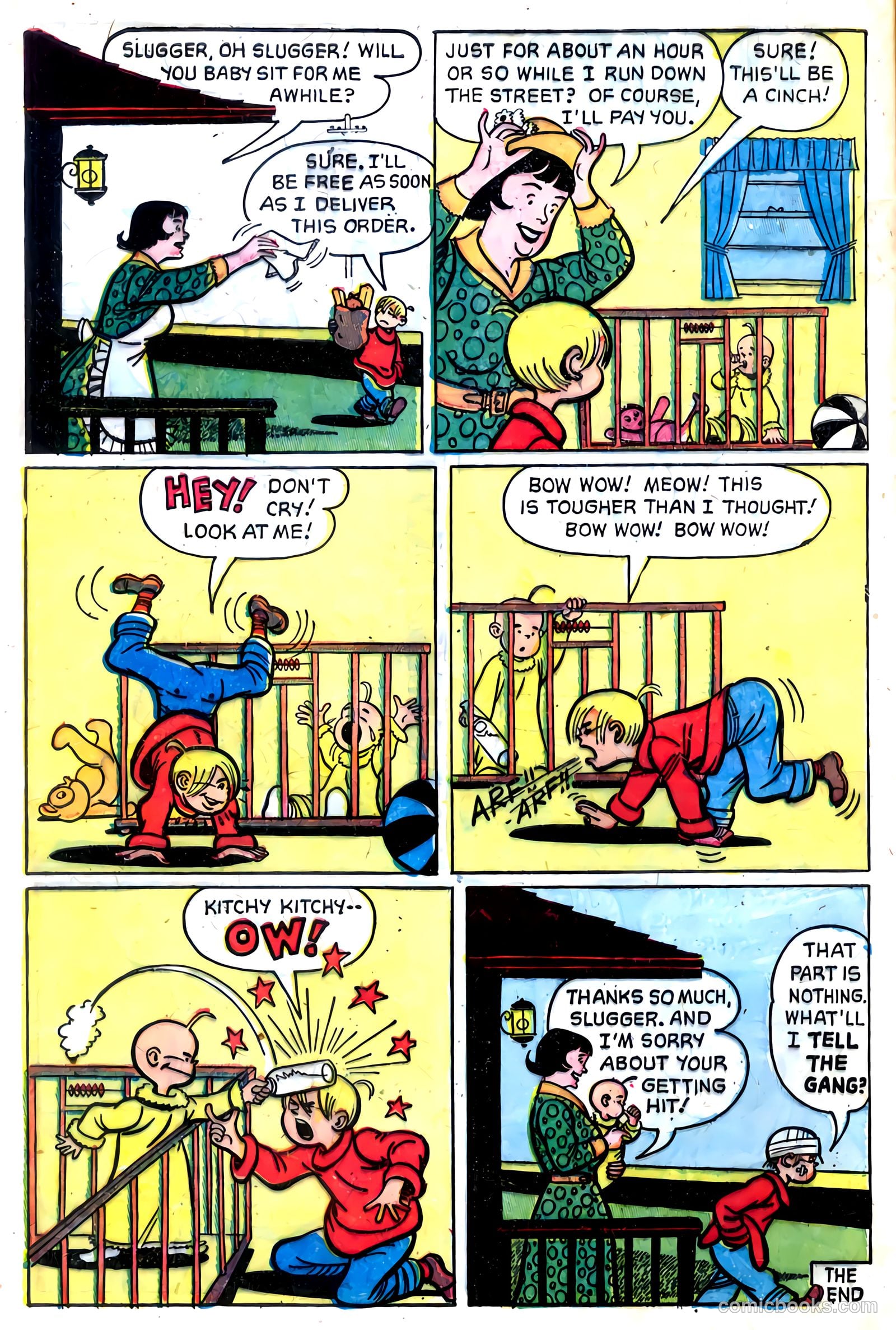 Slugger #1 (1956) — page 8 of 36