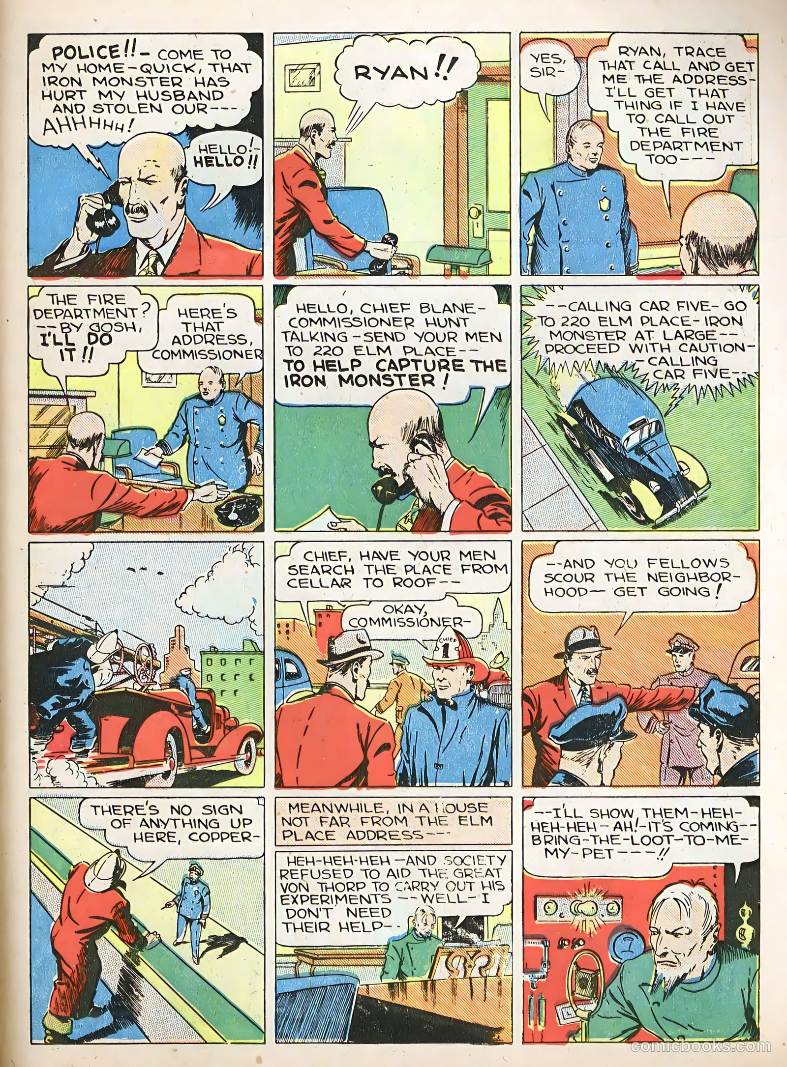 Smash Comics #1 (1939) — page 61 of 68