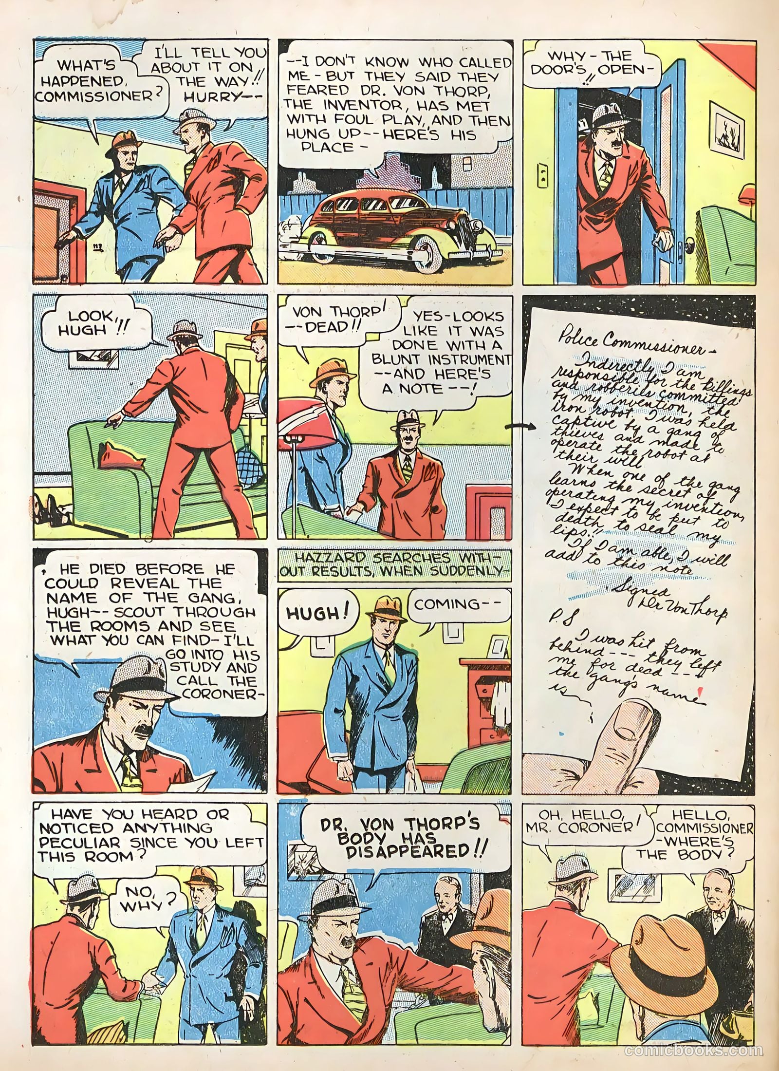 Smash Comics #1 (1939) — page 64 of 68