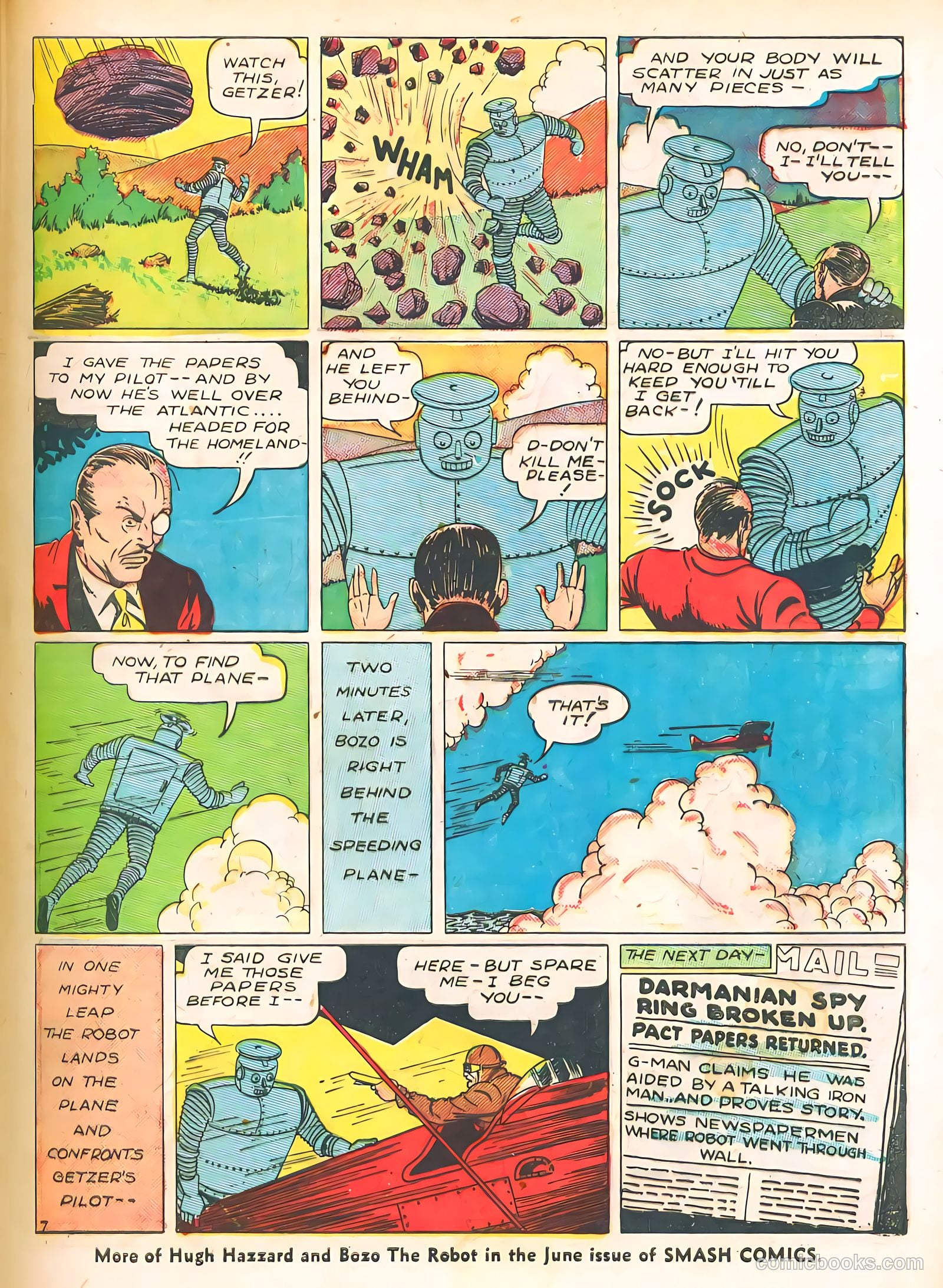 Smash Comics #10 (1940) — page 33 of 68