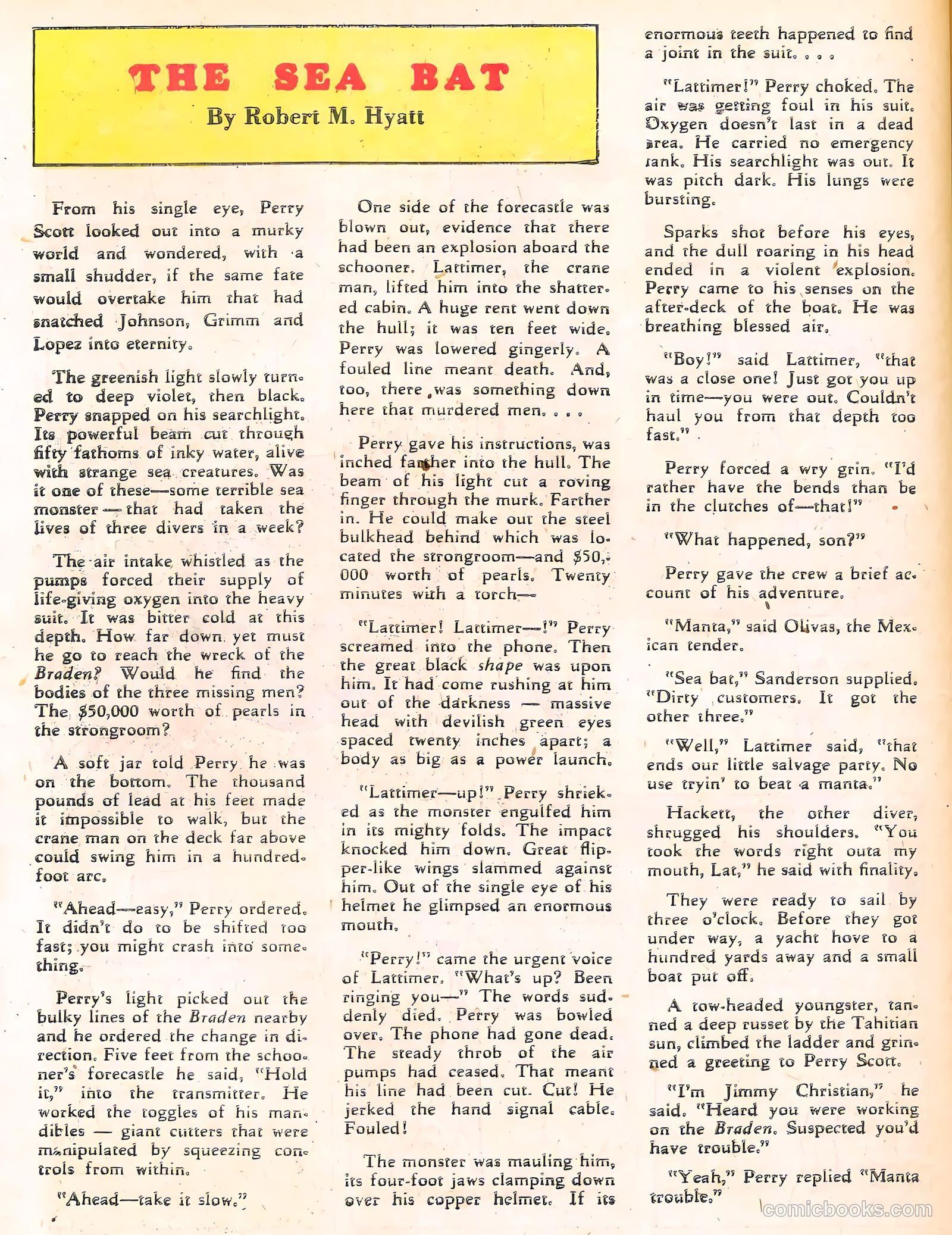 Smash Comics #10 (1940) — page 50 of 68