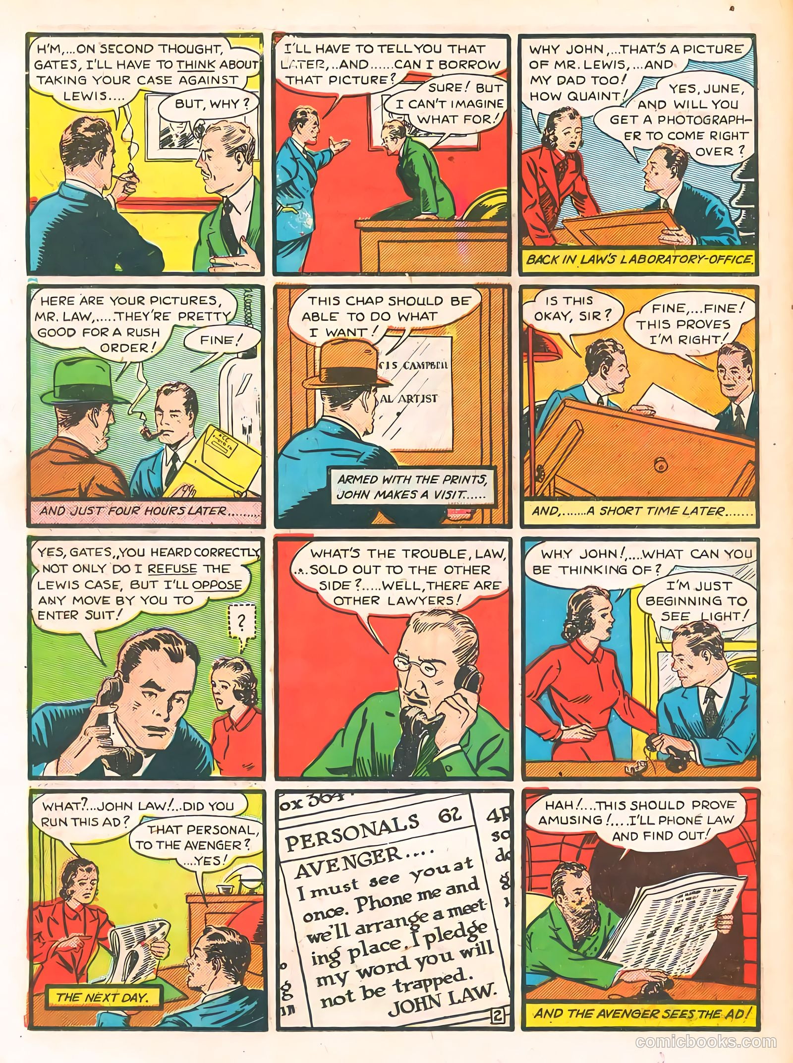 Smash Comics #10 (1940) — page 54 of 68